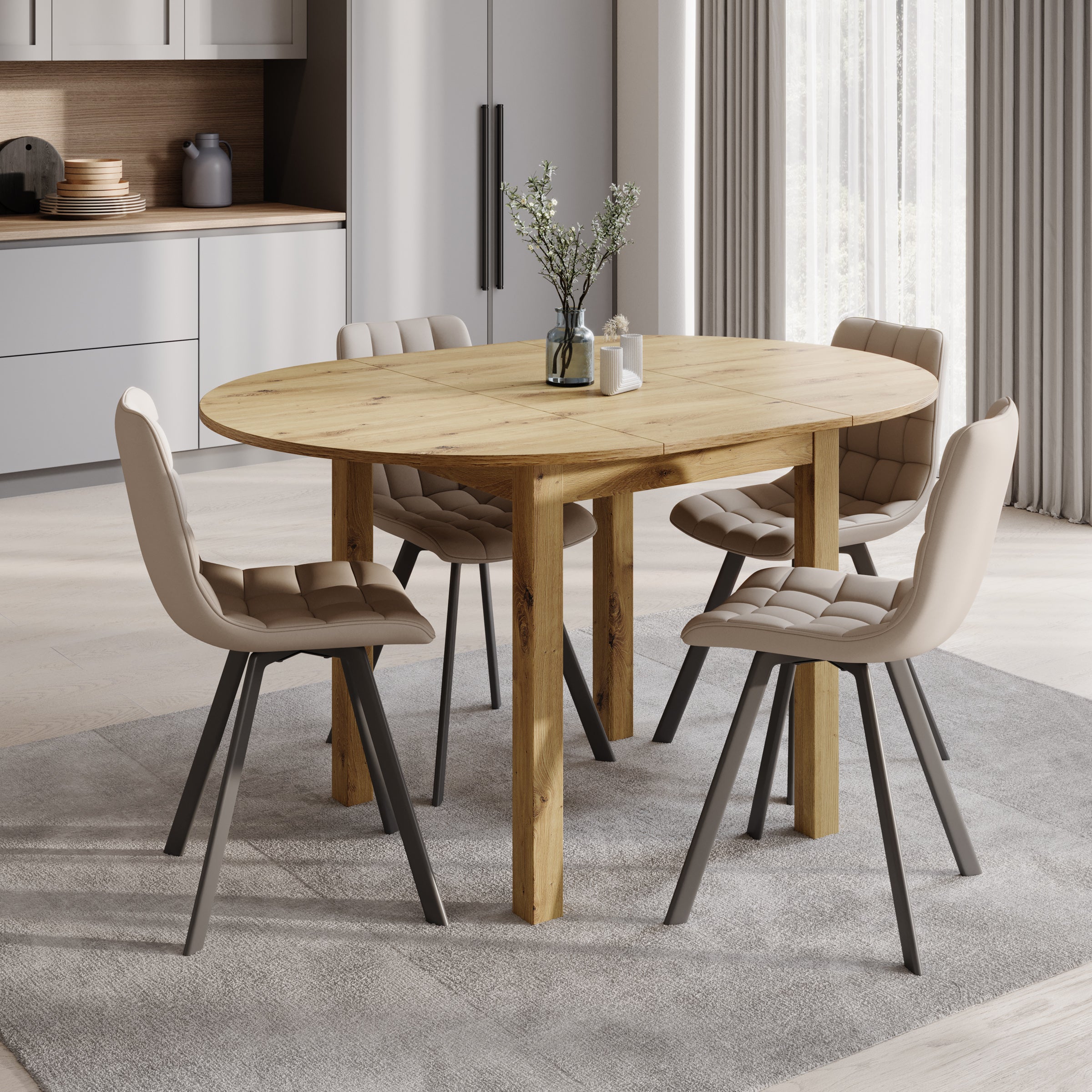 South - Eetkamertafel - Eiken