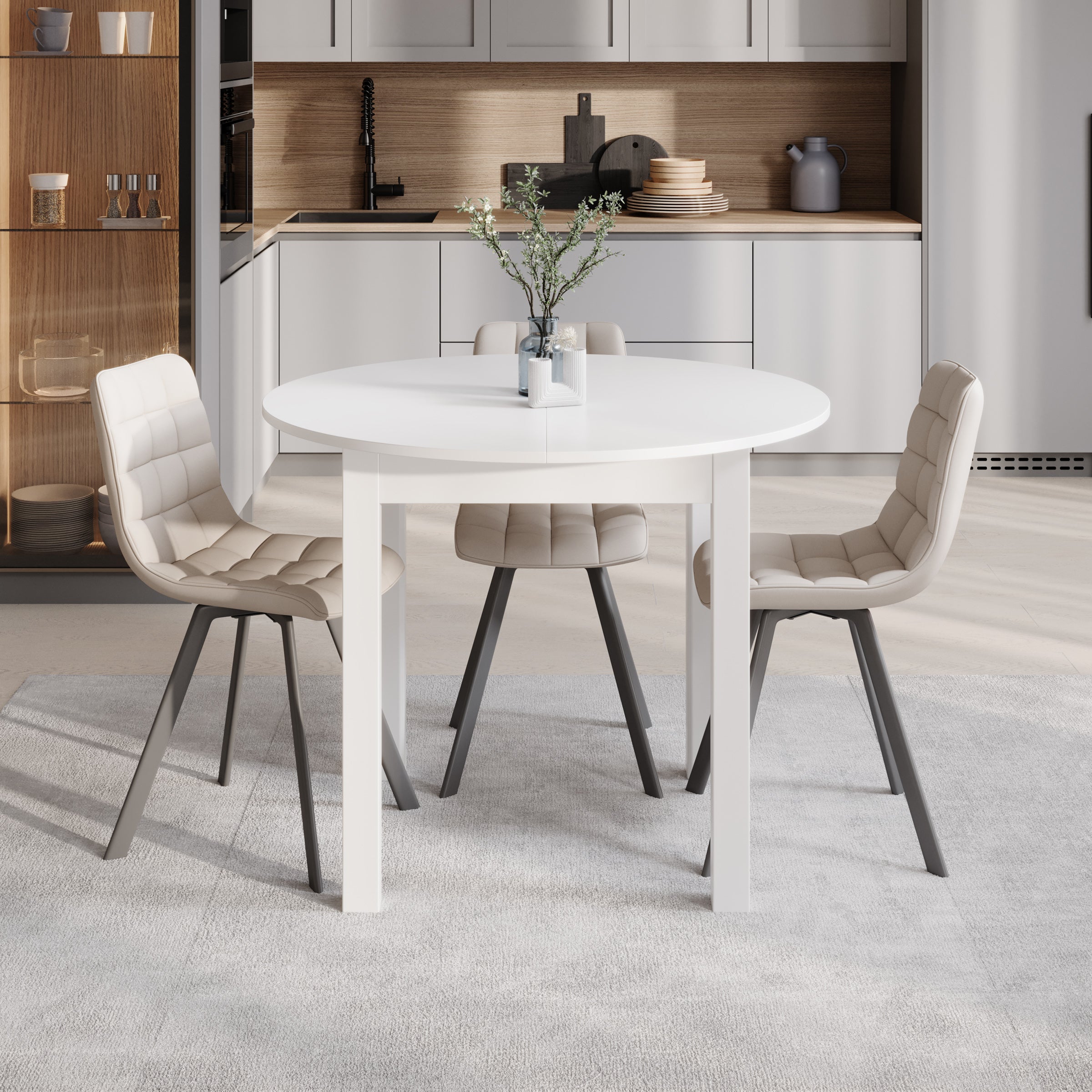 South - Eetkamertafel - Wit