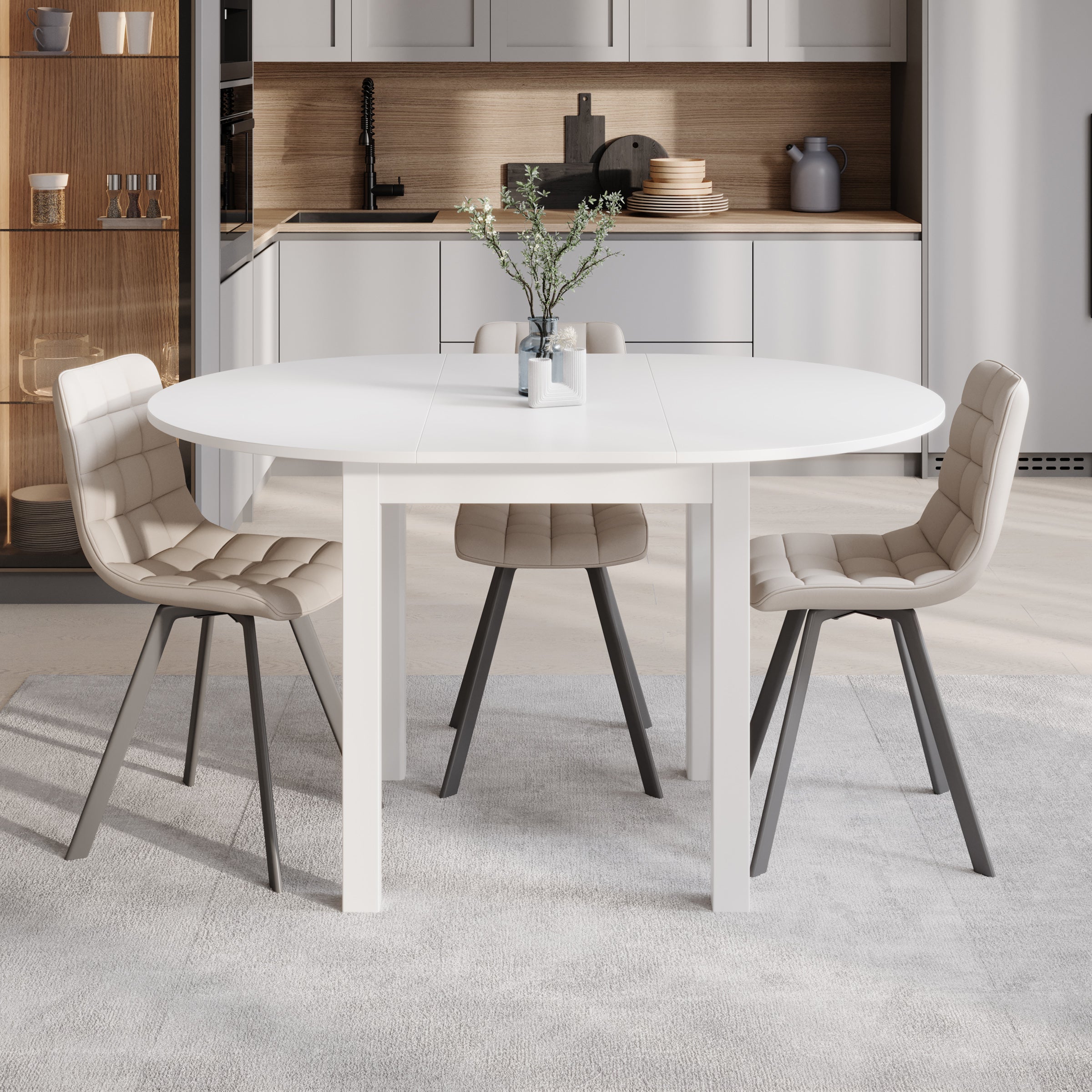 South - Eetkamertafel - Wit