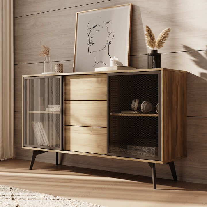 Spa - Dressoir - Eiken - 144x39x85 cm
