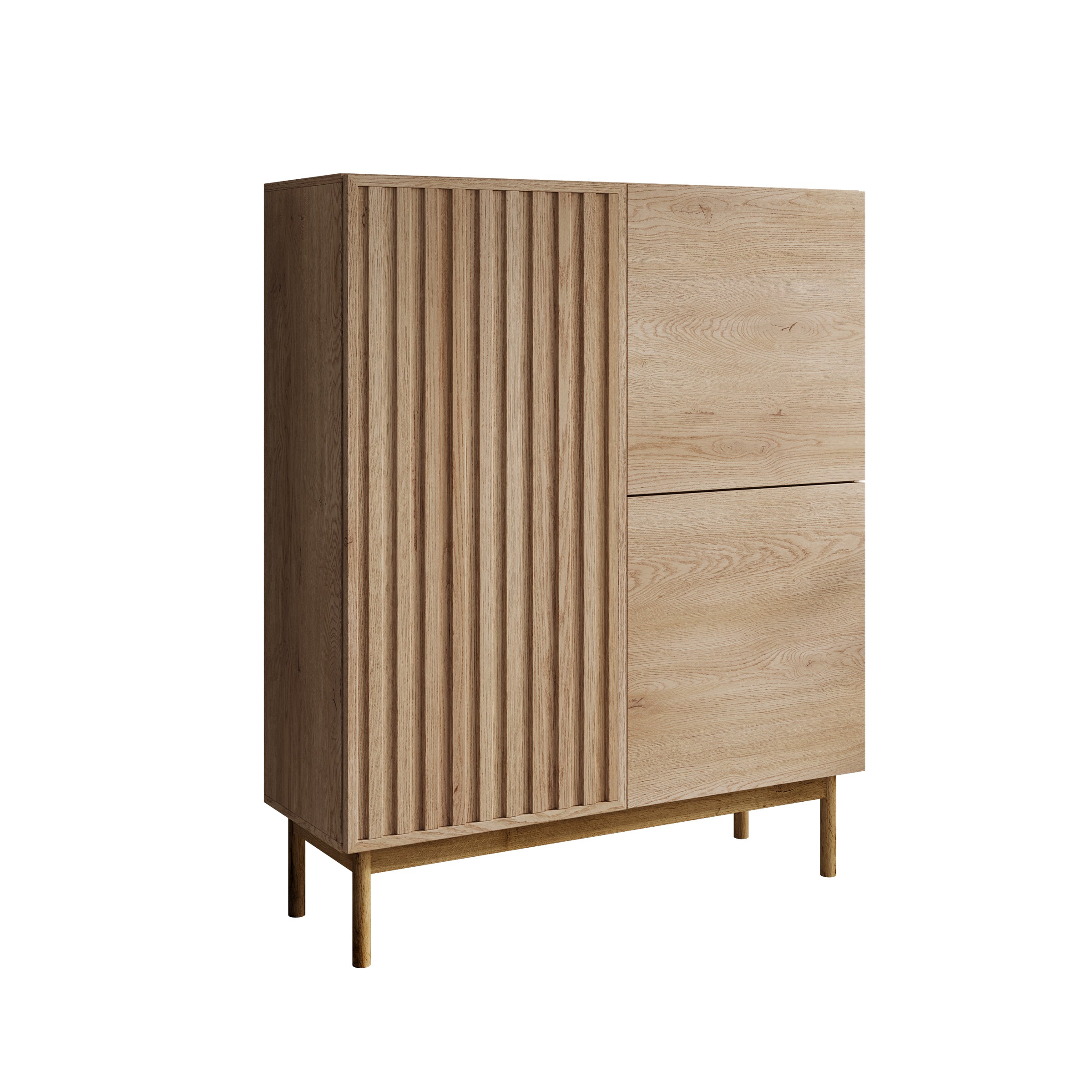 Storm - Dressoir - Eiken - 106x37x130 cm