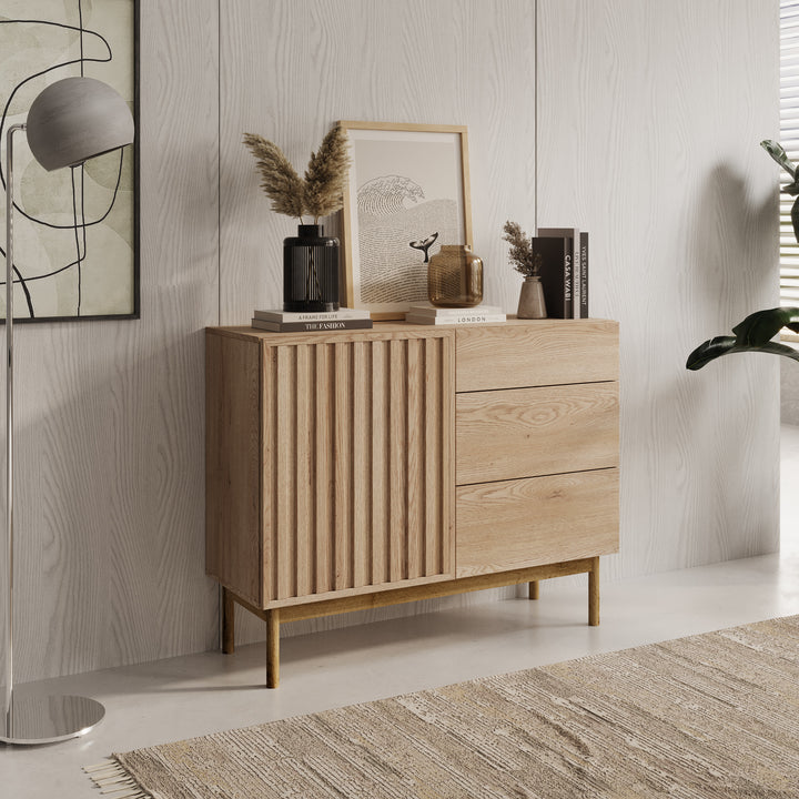 Storm 2 - Dressoir - Eiken - 106x37x84 cm