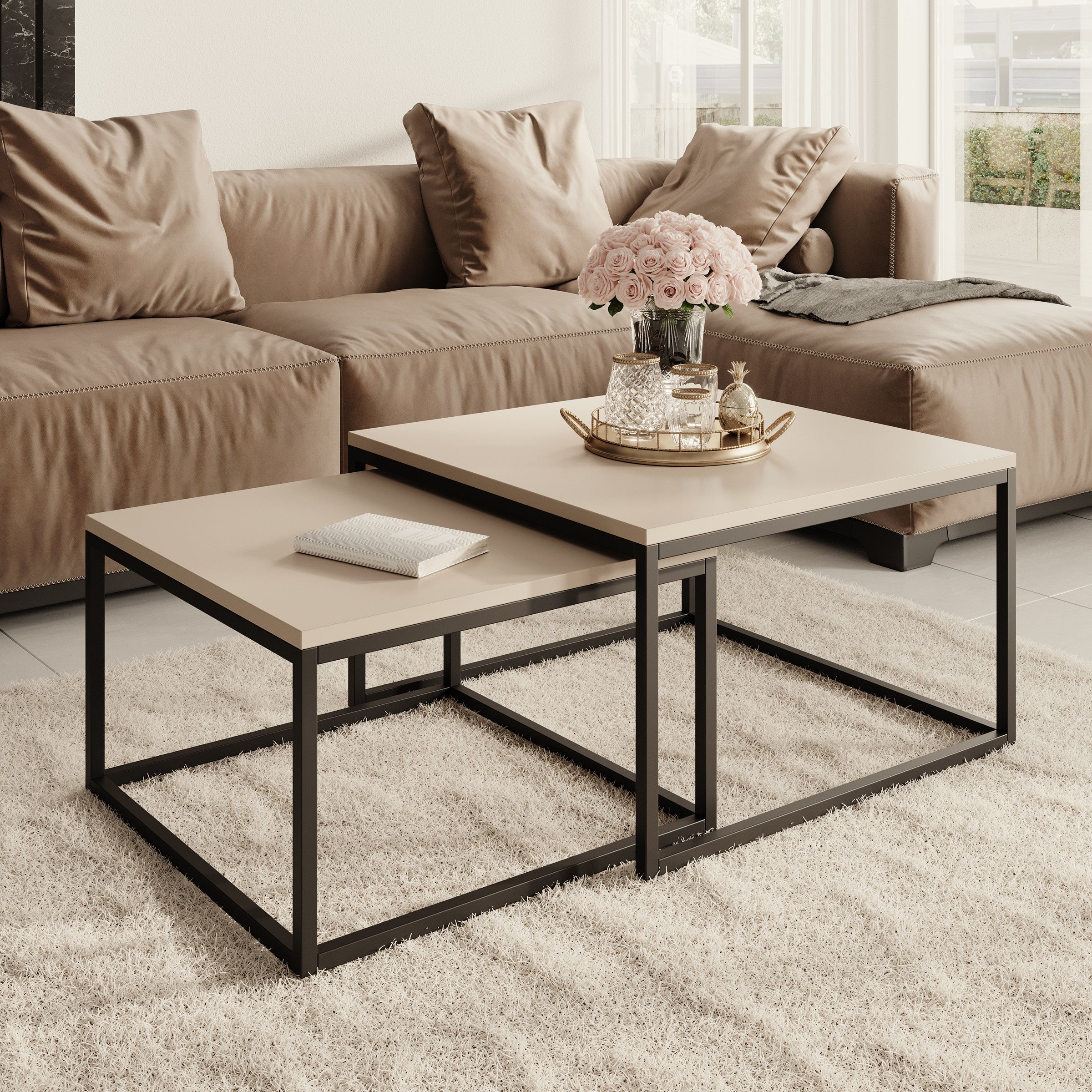 Styler - Salontafel set van 2 - Beige