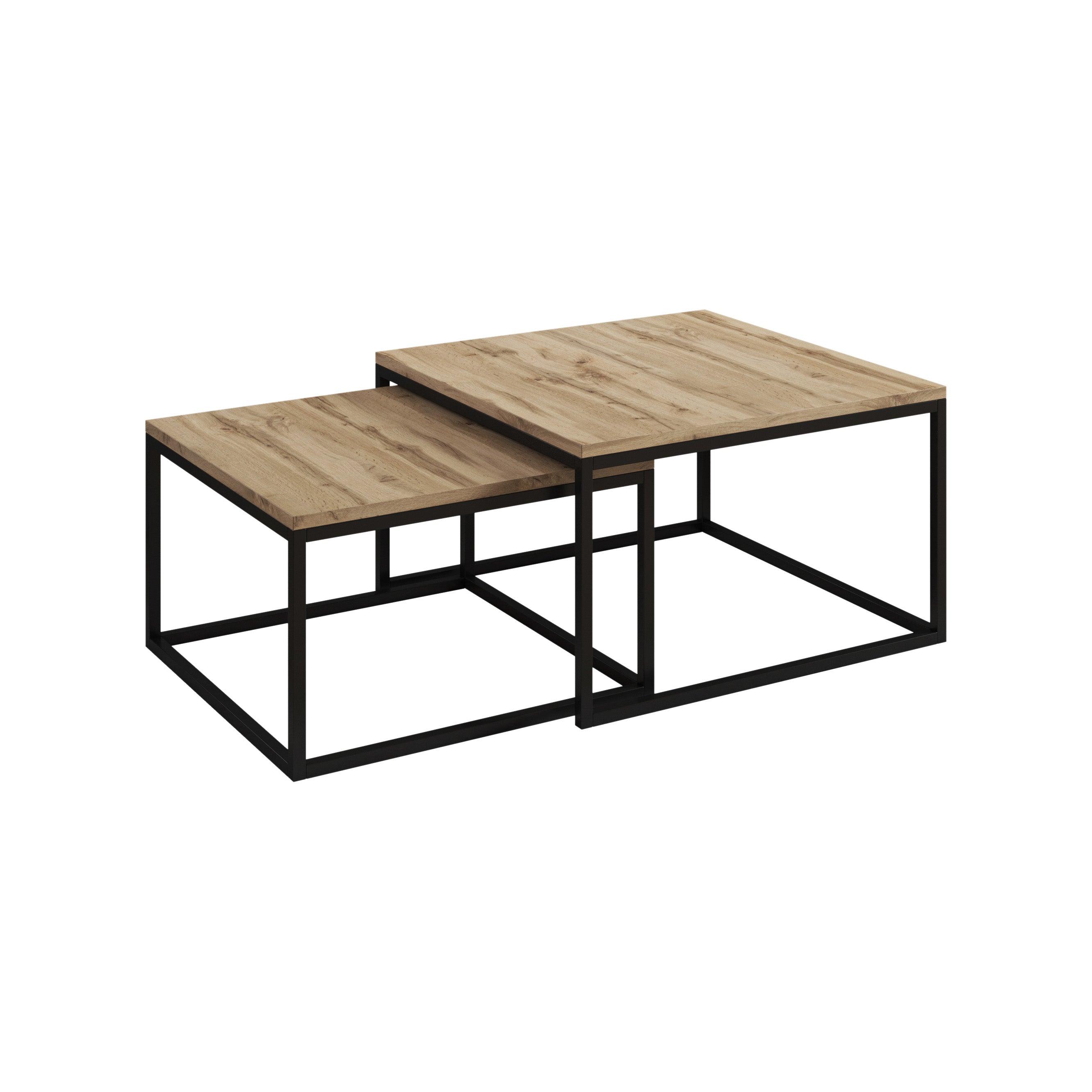 Styler - Salontafel set van 2 - Eiken