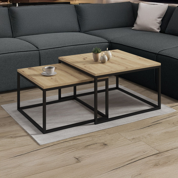 Styler - Salontafel set van 2 - Licht eiken