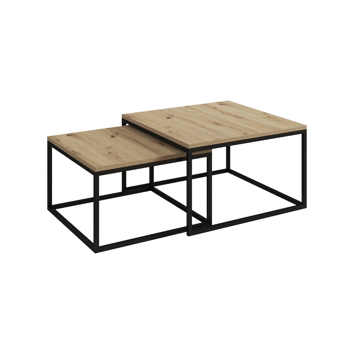 Styler - Salontafel set van 2 - Licht eiken