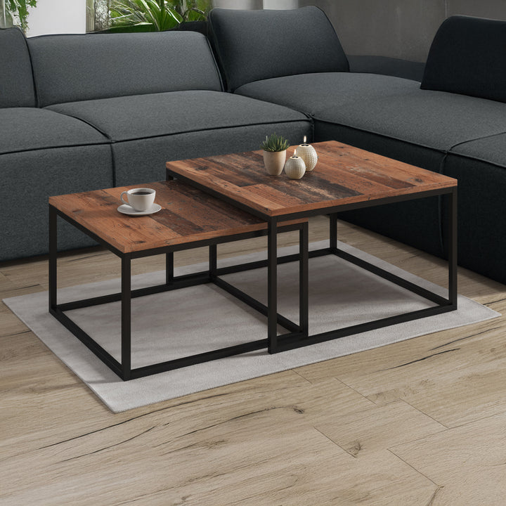 Styler - Salontafel set van 2 - Old wood