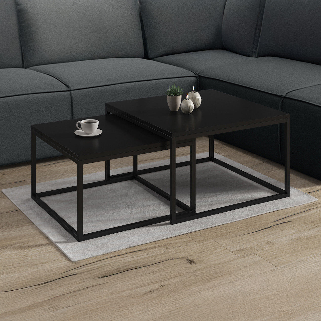 Styler - Salontafel set van 2 - Zwart