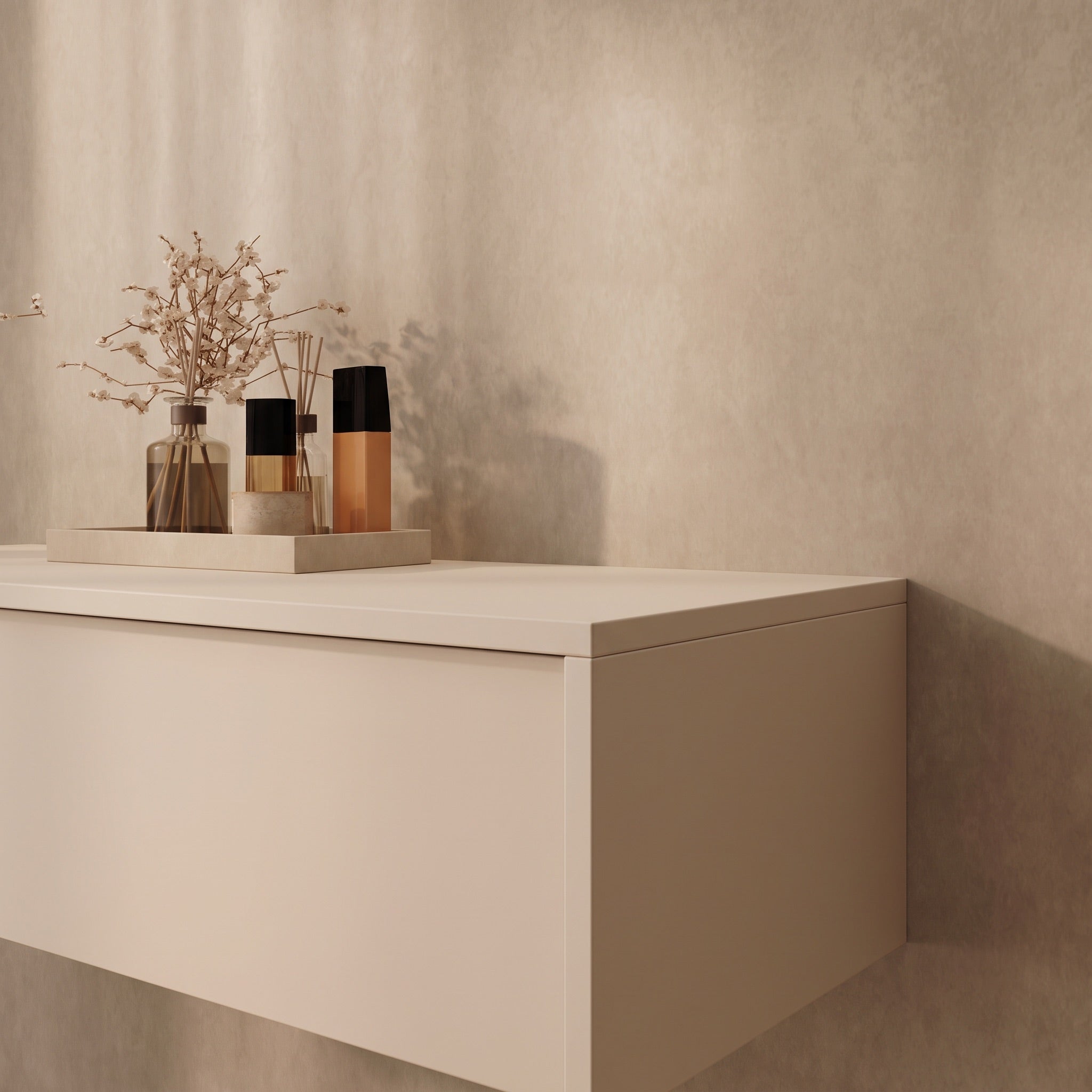Summit - Kaptafel - Beige - 93x35x23 cm