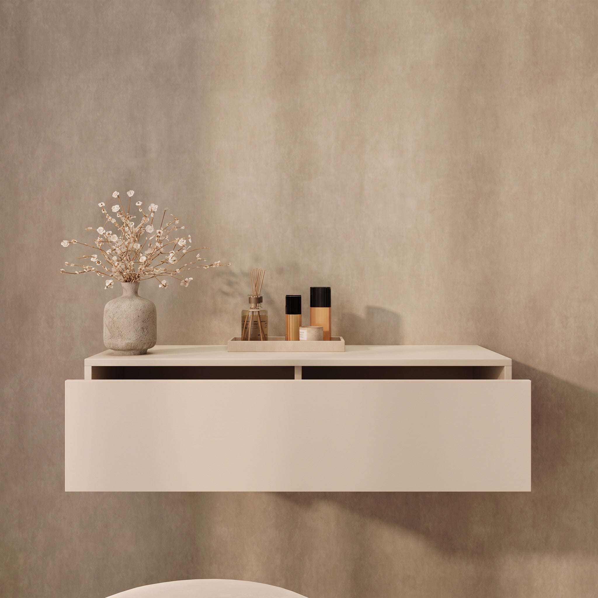 Summit - Kaptafel - Beige - 93x35x23 cm