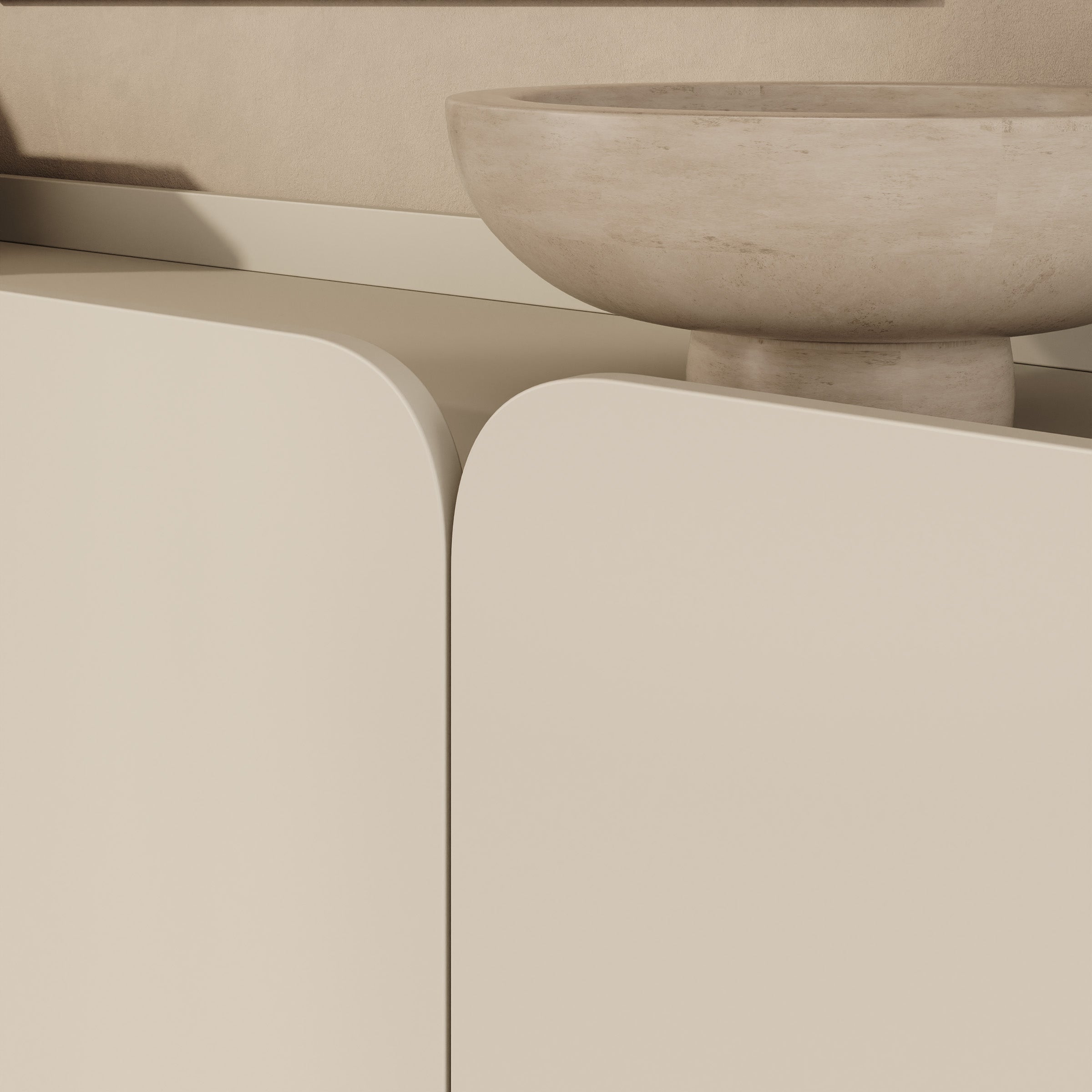Sunday - Dressoir - Beige - 180x40x86 cm