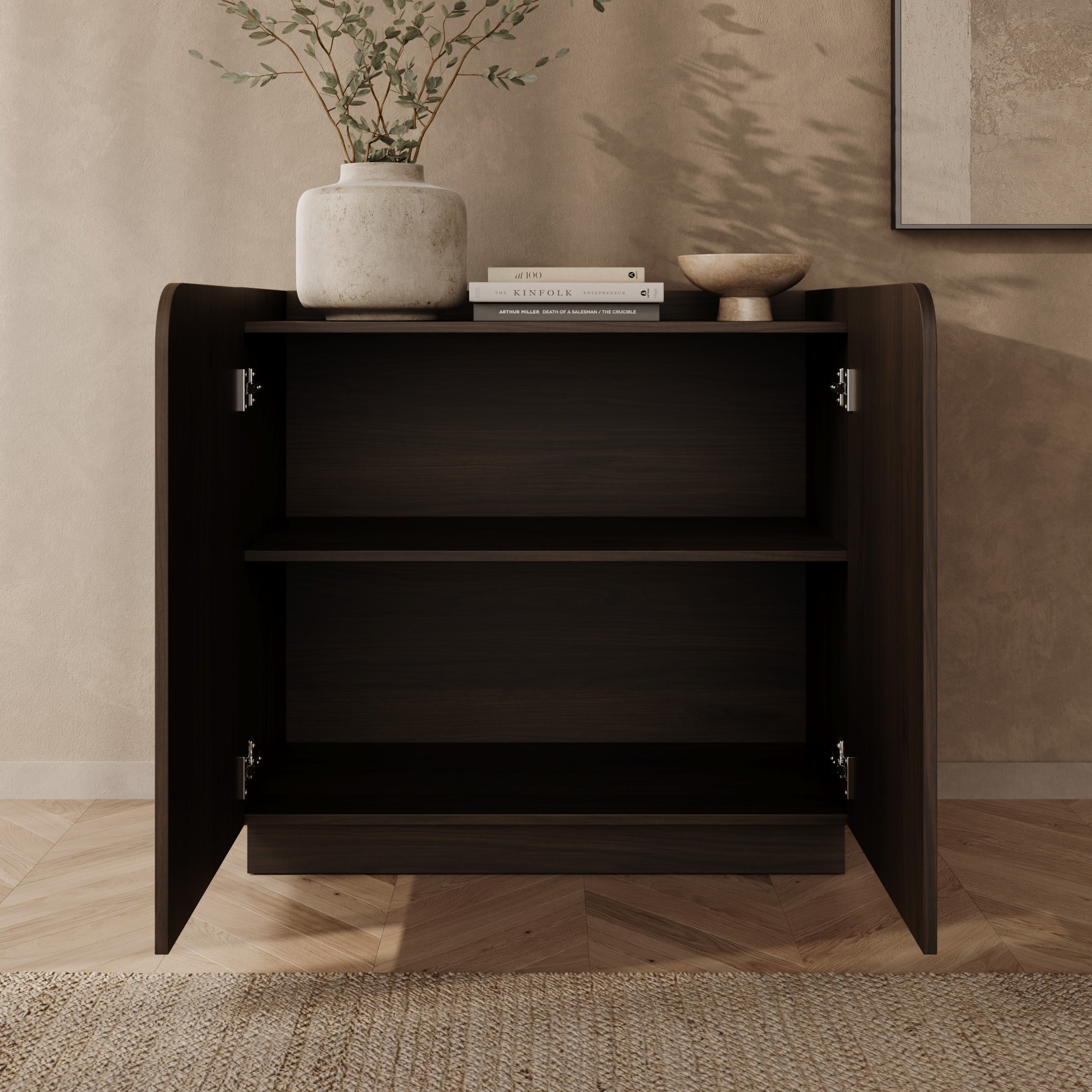 Sunday - Dressoir - Walnootpatroon - 90x40x86 cm