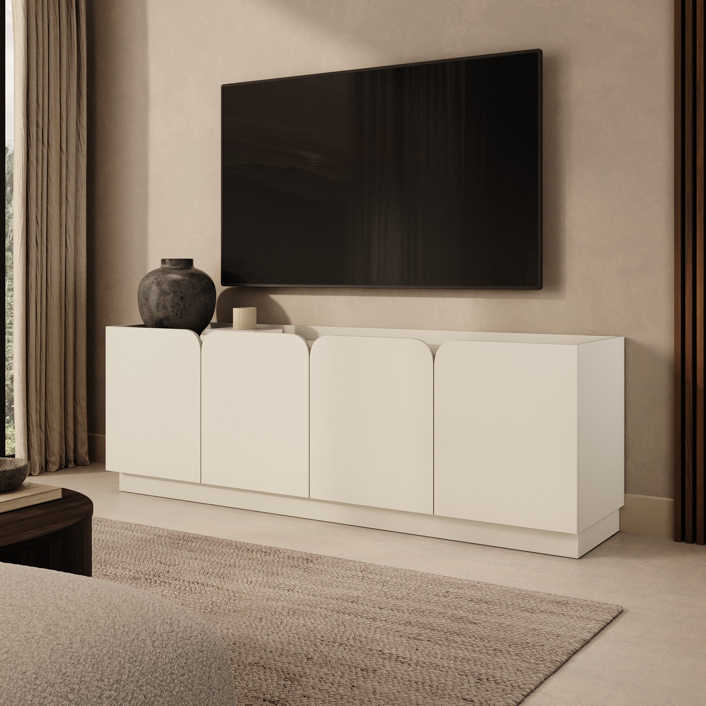 Sunday - TV-Meubel - Beige - 180x40x60 cm