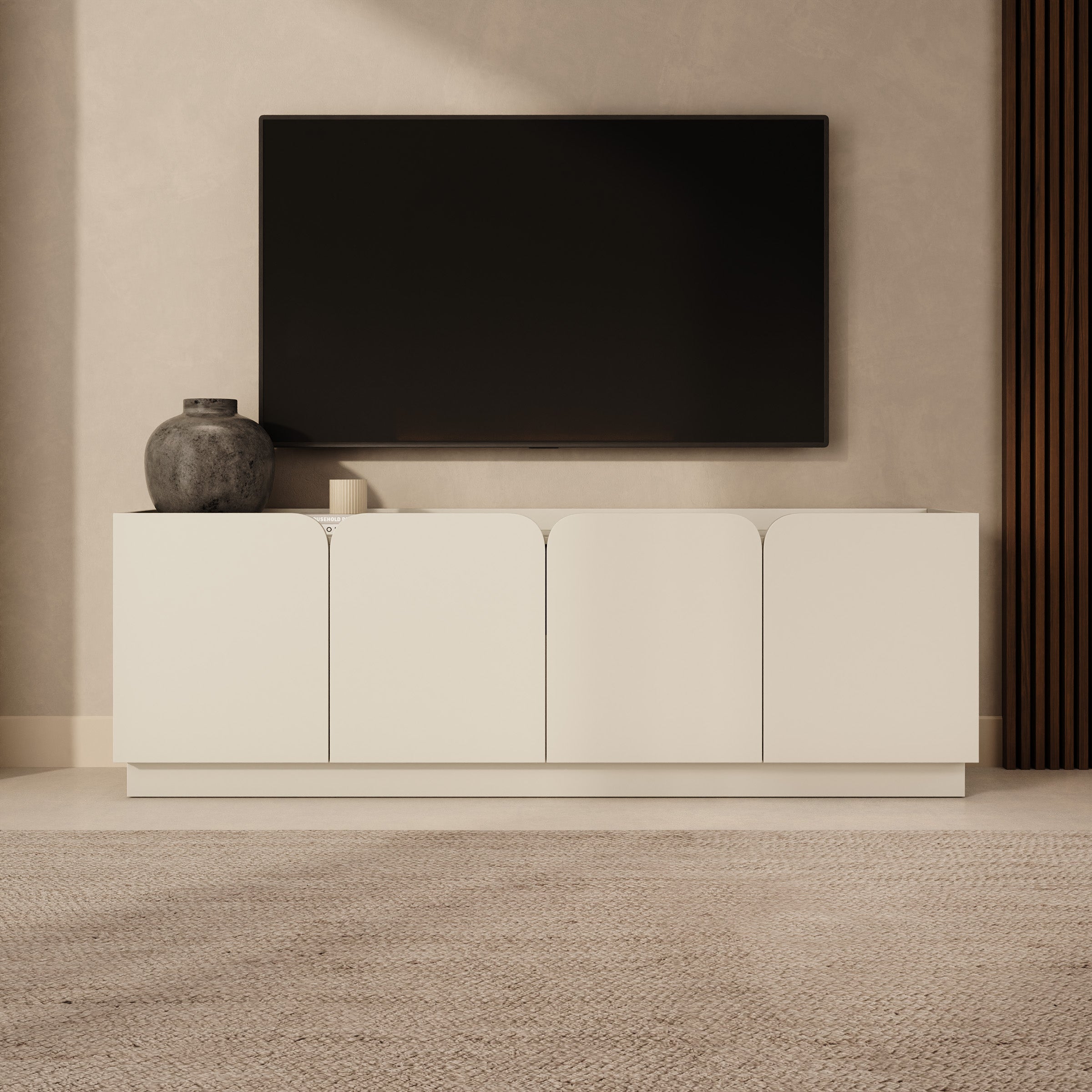 Sunday - TV-Meubel - Beige - 180x40x60 cm