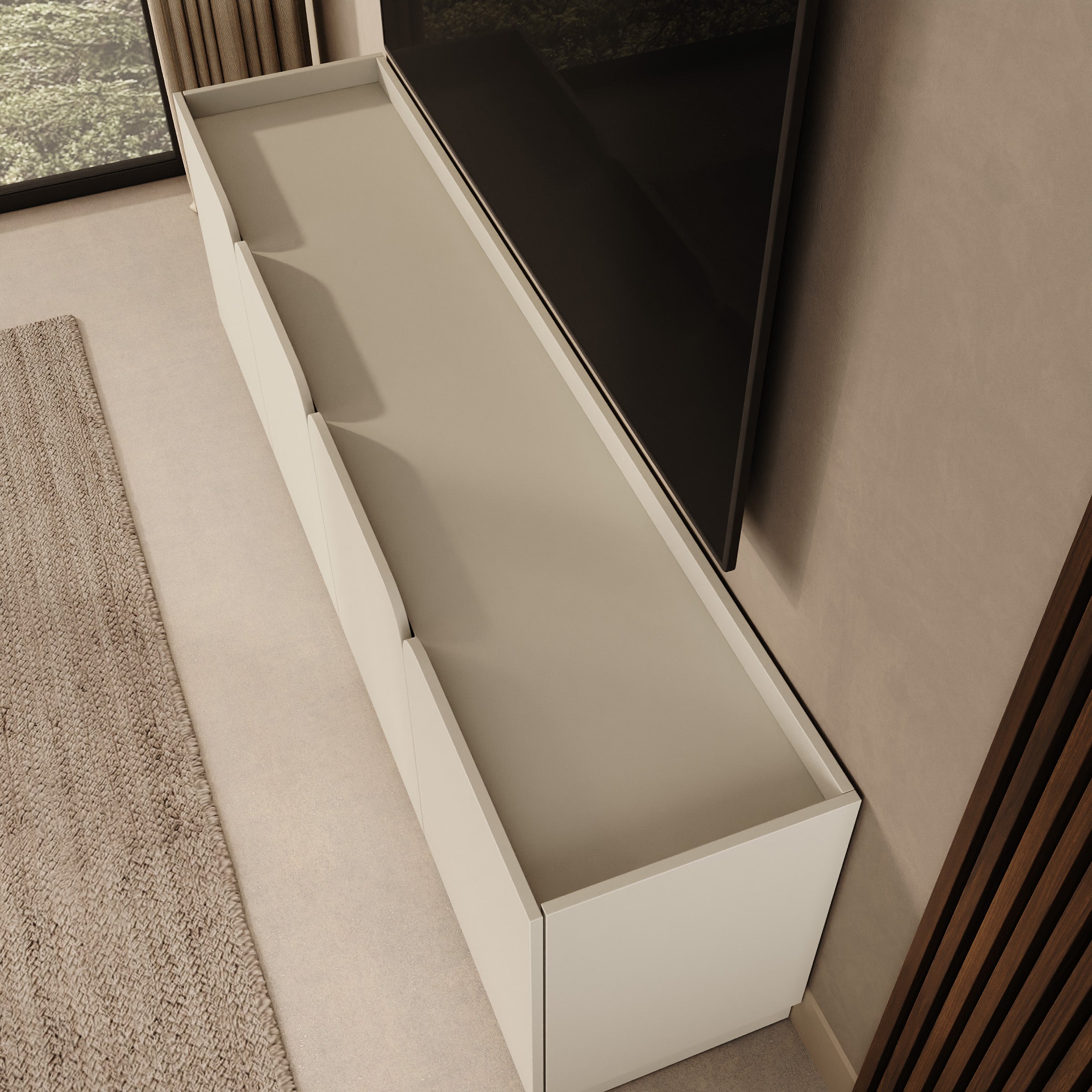 Sunday - TV-Meubel - Beige - 180x40x60 cm