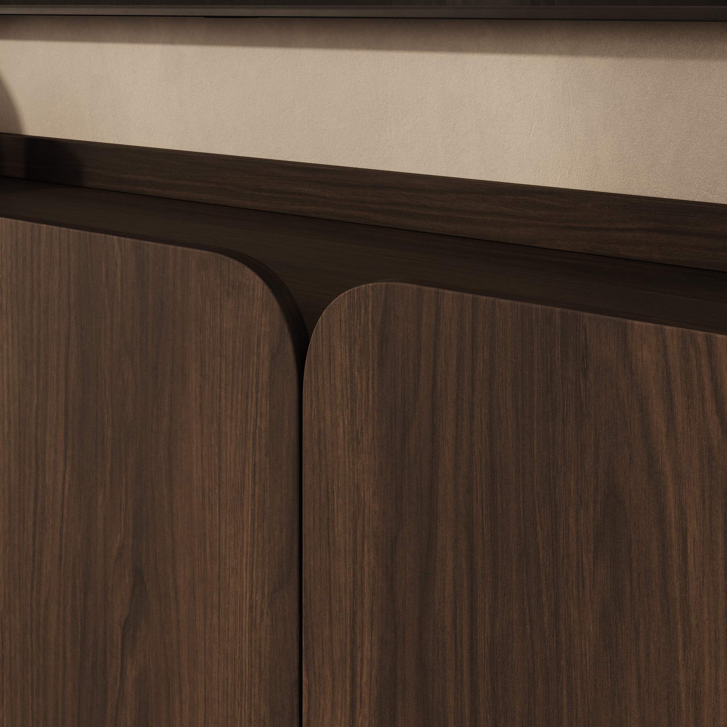 Sunday - TV-Meubel - Walnootpatroon - 180x40x60 cm
