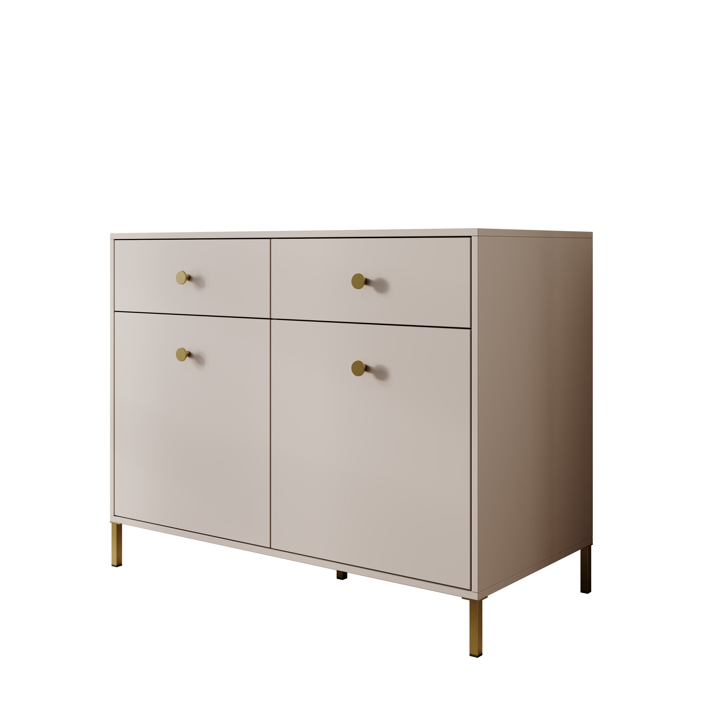 Syran - Dressoir - Beige - 114x42x90 cm