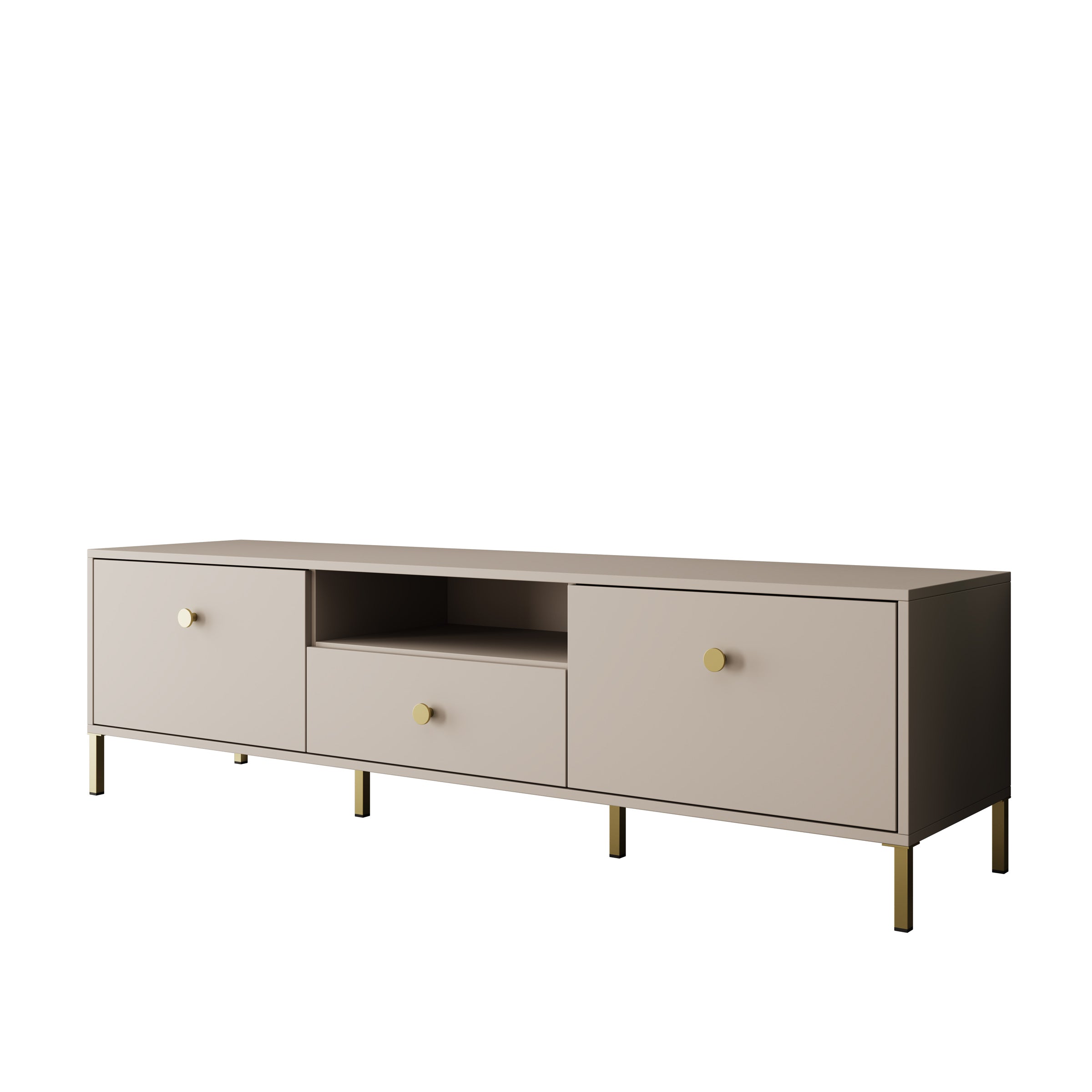 Syran - TV-Meubel - Beige - 168x42x48 cm