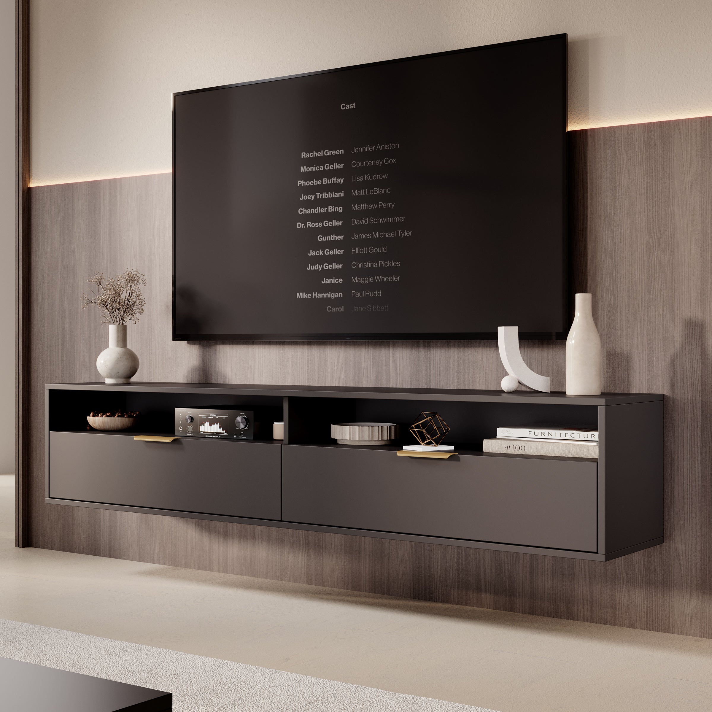 Qipp - TV-Meubel - Zwart