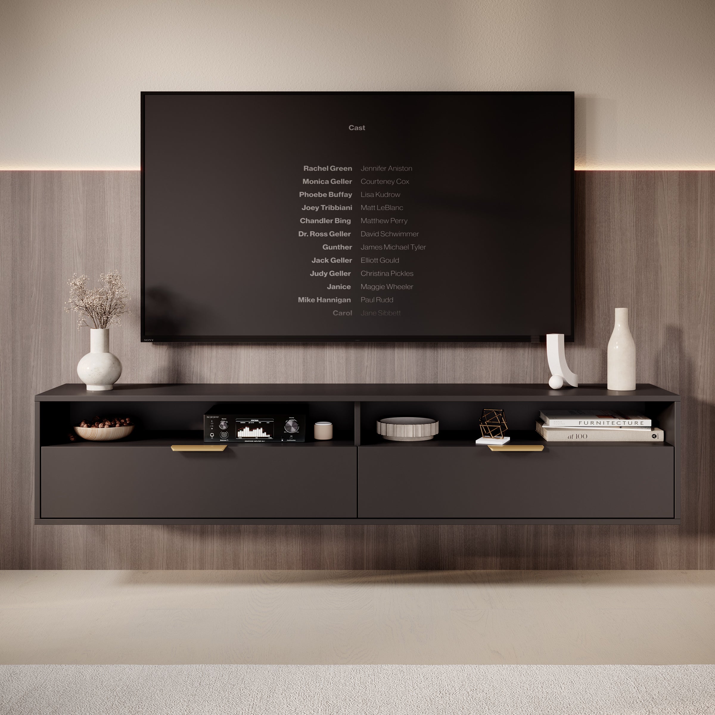 Qipp - TV-Meubel - Zwart