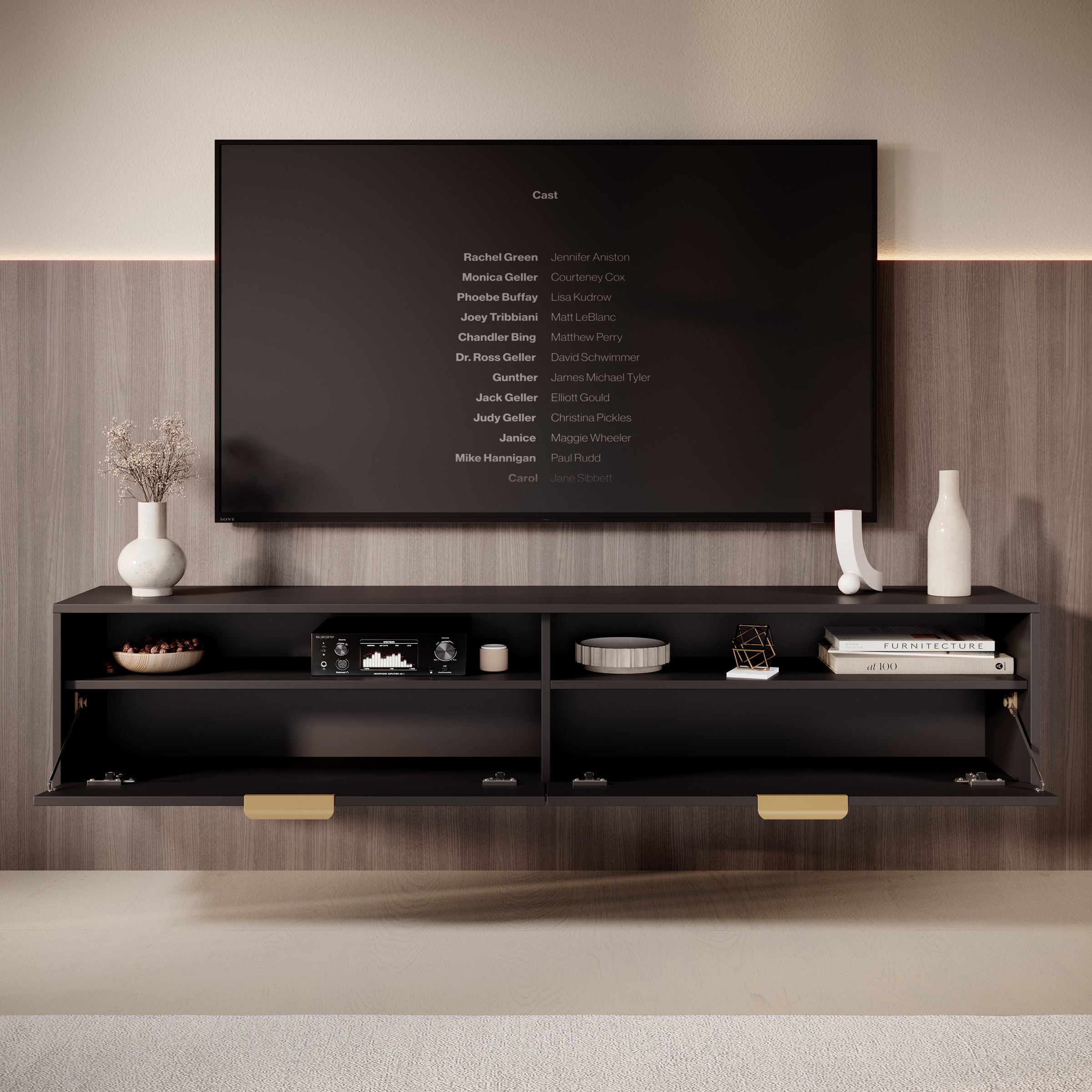 Qipp - TV-Meubel - Zwart