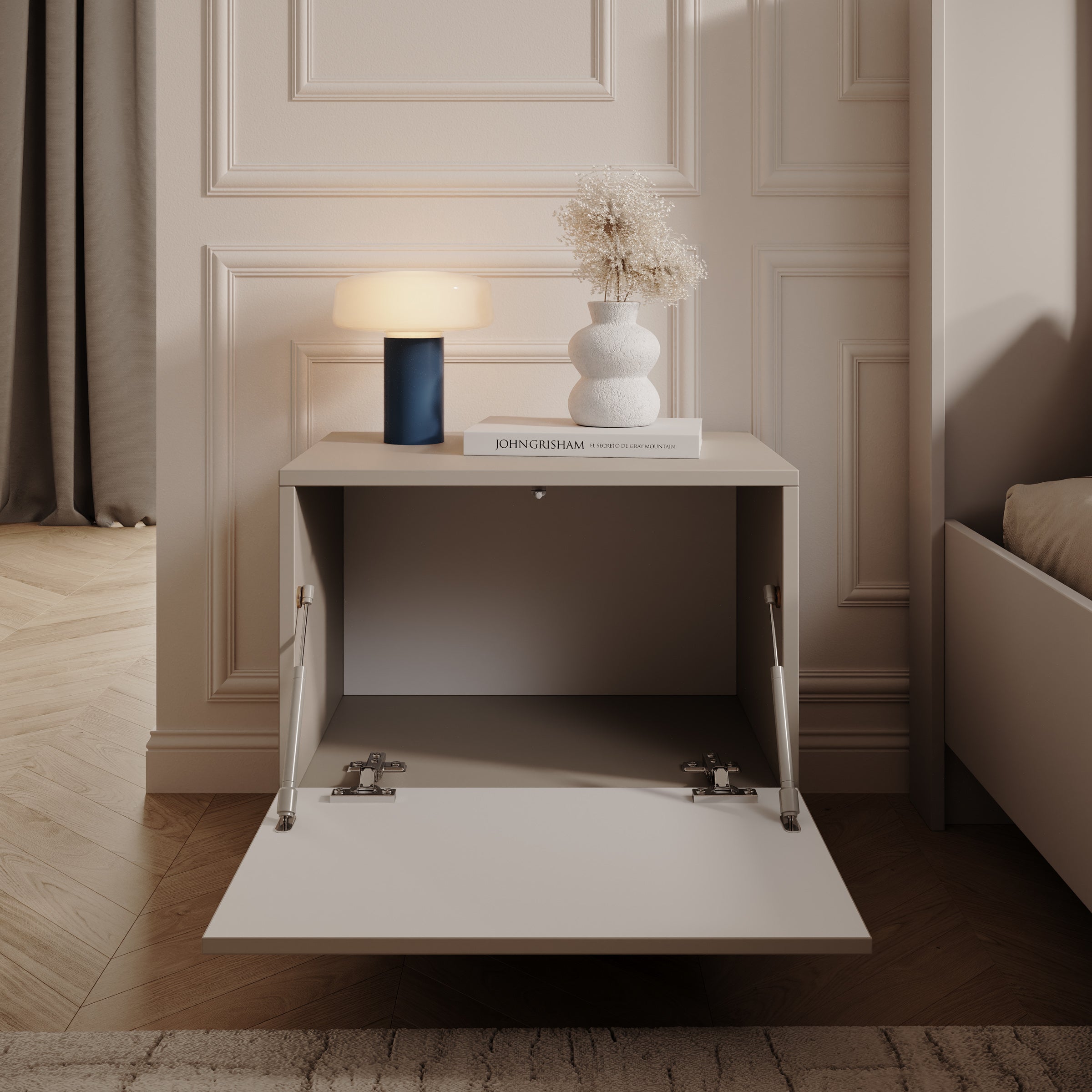 Tactica - Nachtkastje - Beige - 50x37x46 cm