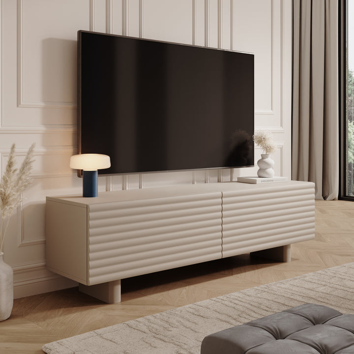 Tactica - TV-Meubel - Beige - 150x37x46 cm