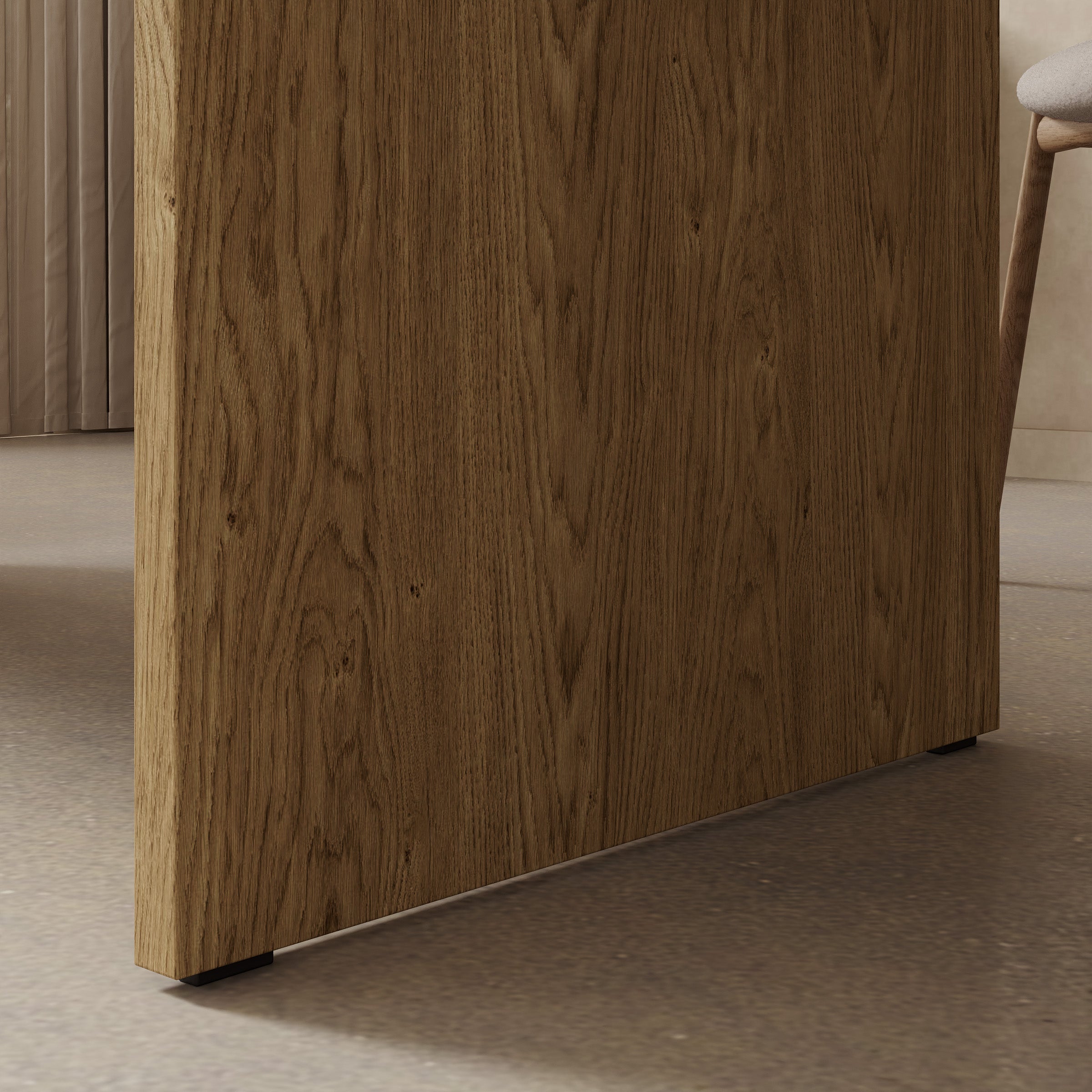 Tarei - Eetkamertafel uitschuifbaar - Eikenpatroon - 160x90x78 cm