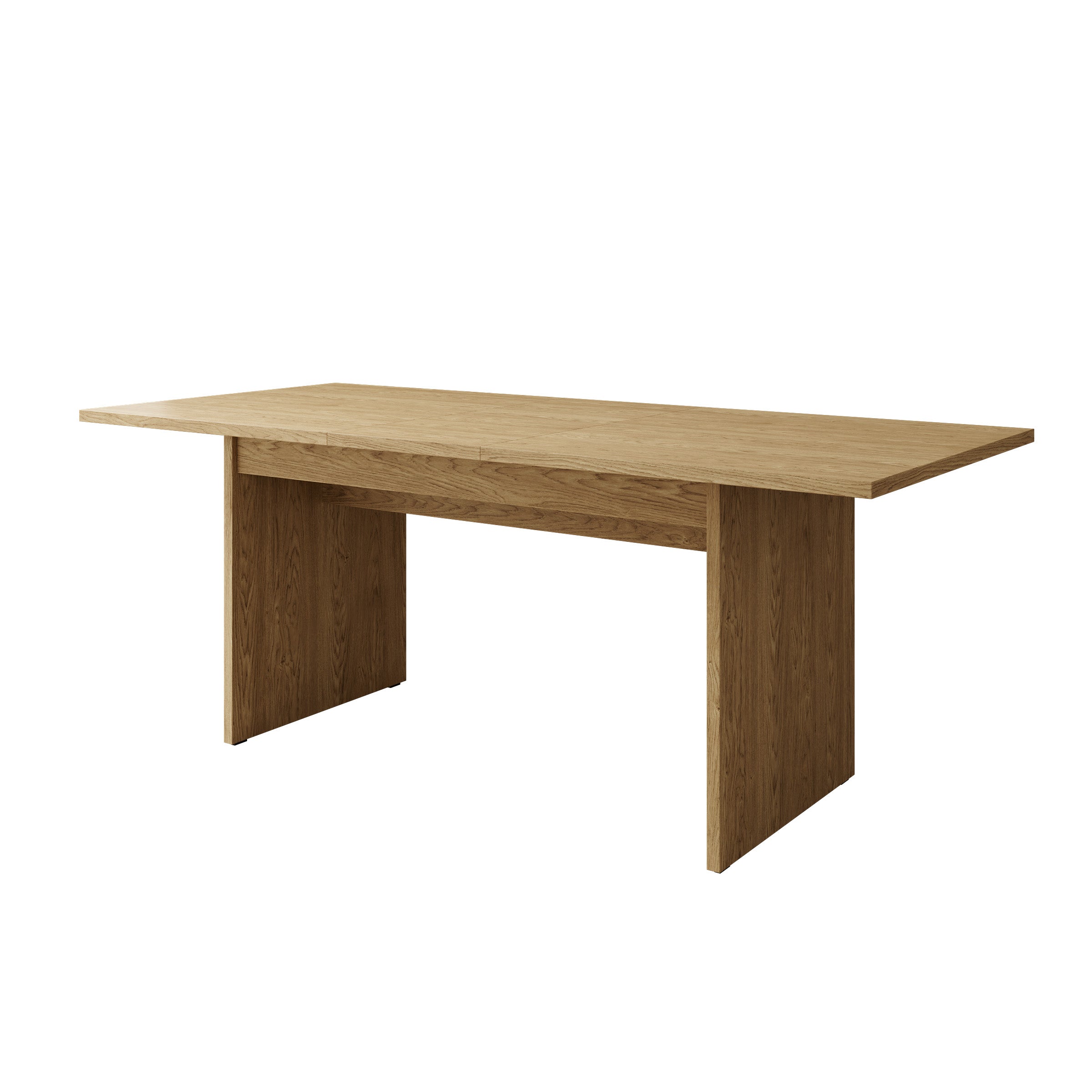 Tarei - Eetkamertafel uitschuifbaar - Eikenpatroon - 160x90x78 cm