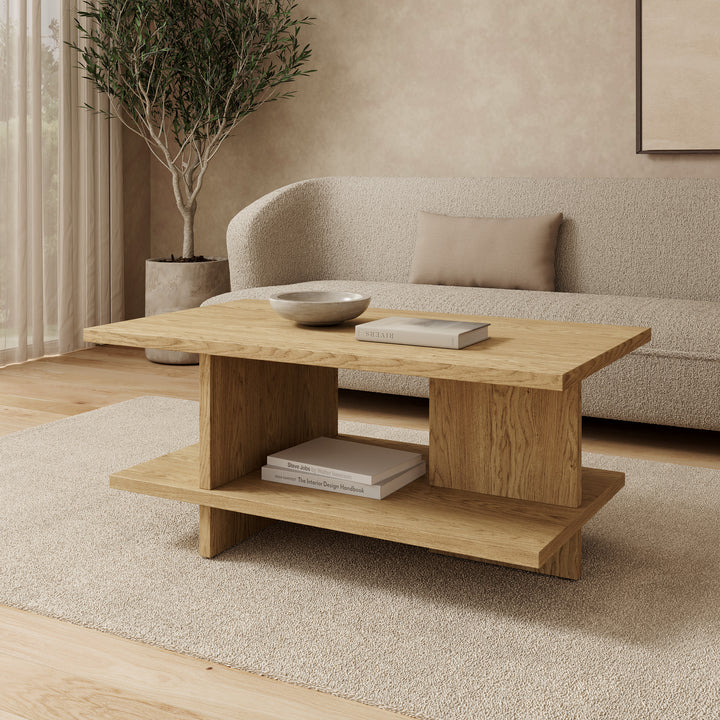 Tarei - Salontafel - Eikenpatroon - 106x60x46 cm
