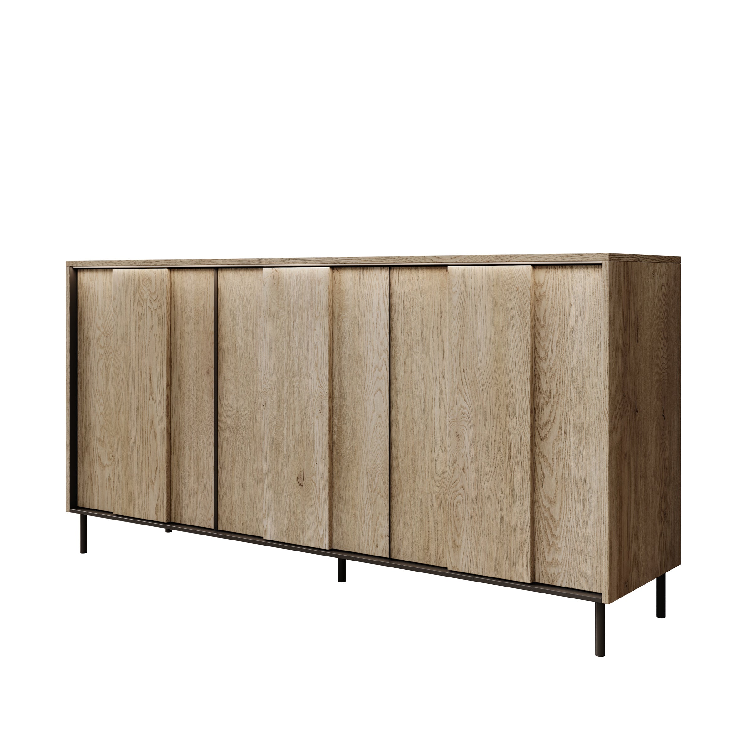Tarello - Dressoir - Eikenpatroon - 167x41x84 cm