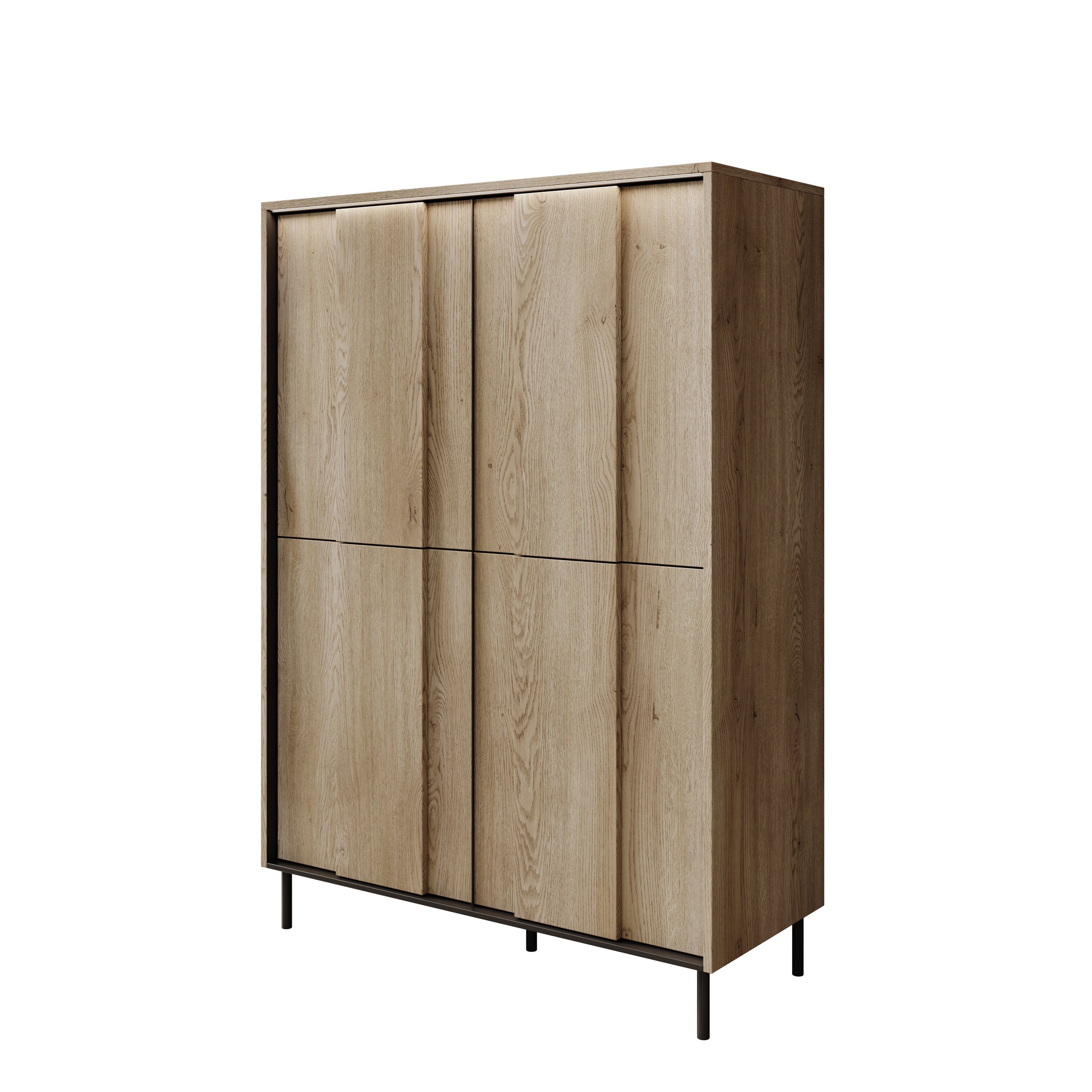 Tarello - Dressoir - Eikenpatroon - 99x41x140 cm