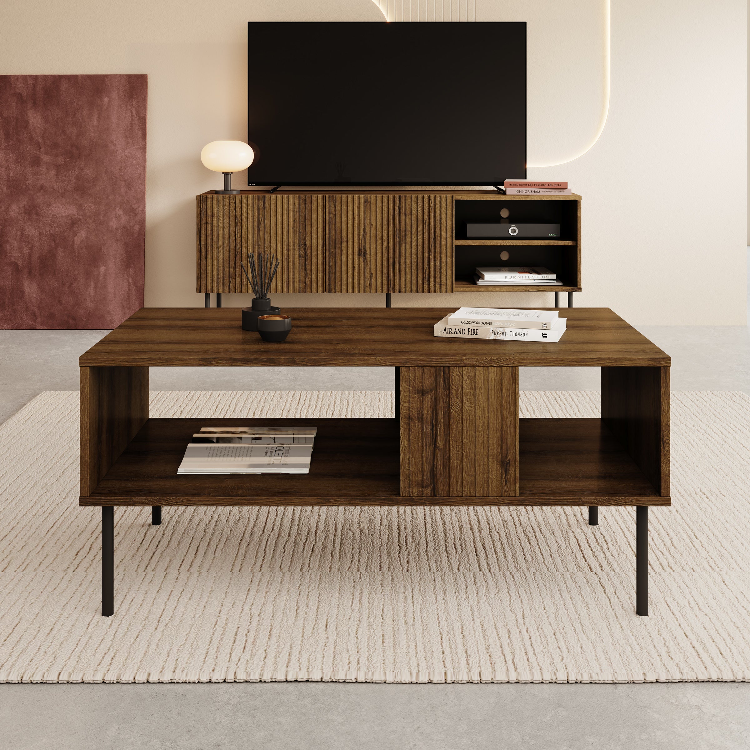 Tartagal - Salontafel - Donkerbruin - 100x55x46 cm