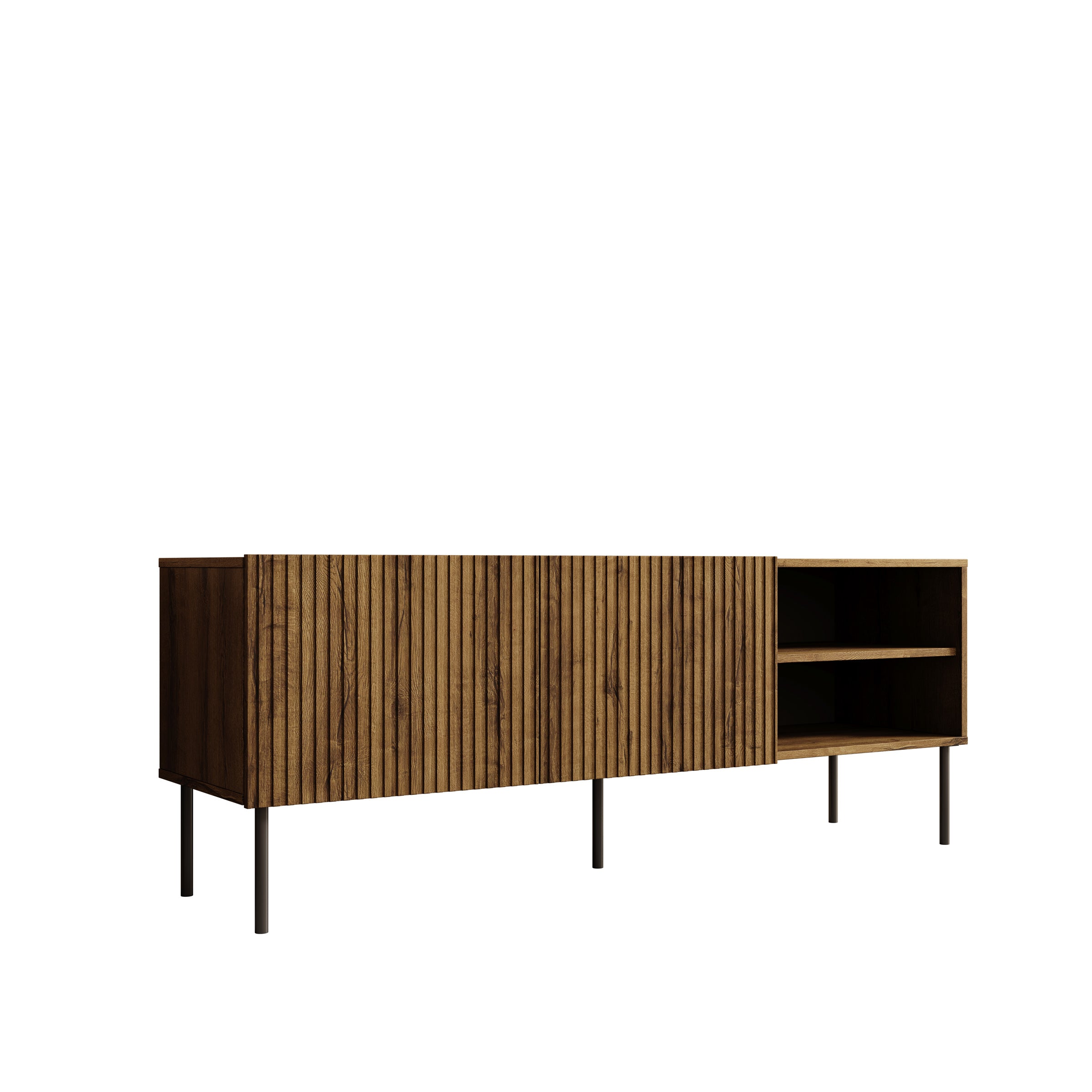 Tartagal - TV-Meubel - Donkerbruin eiken - 150x42x58 cm