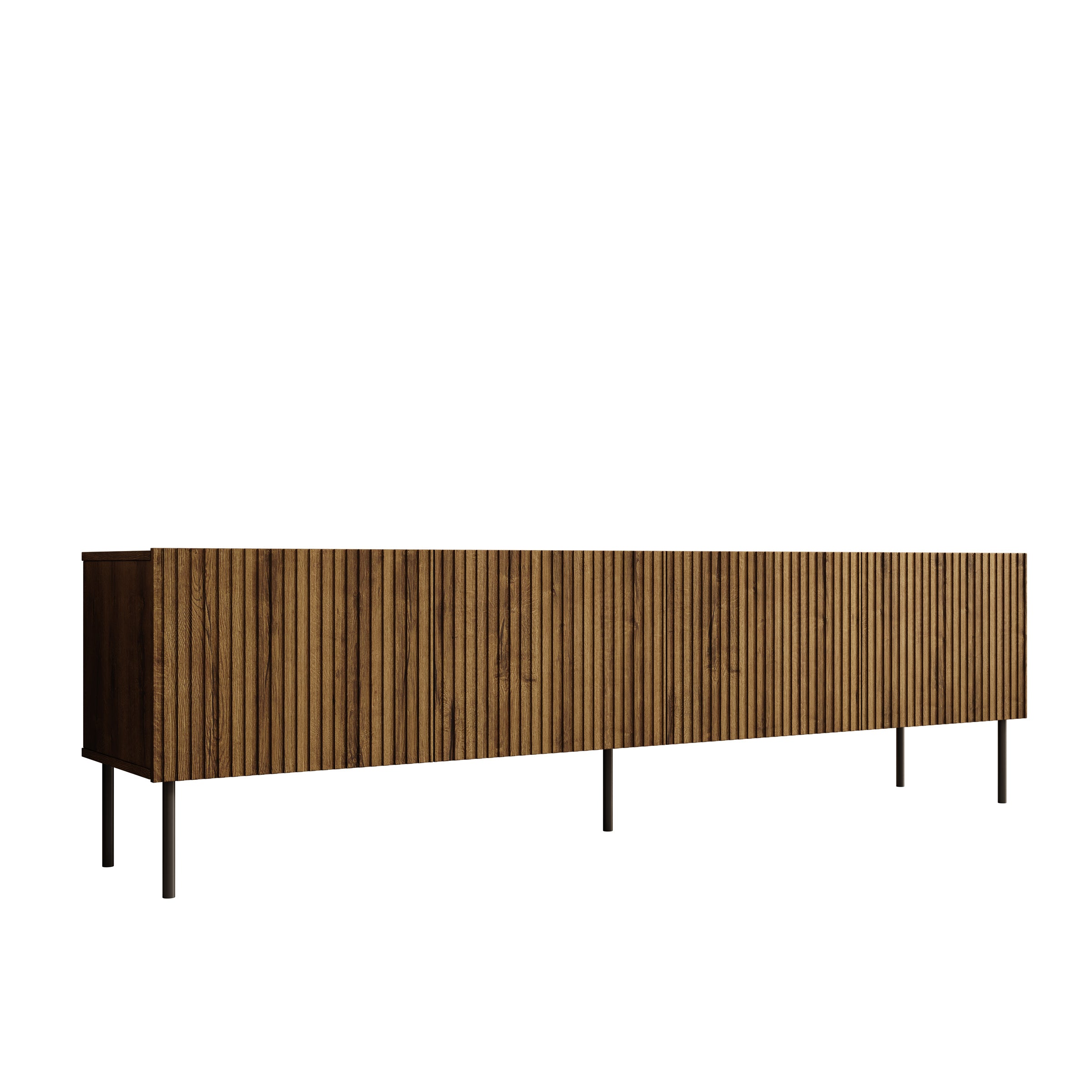 Tartagal - TV-Meubel - Donkerbruin eiken - 200x42x58 cm