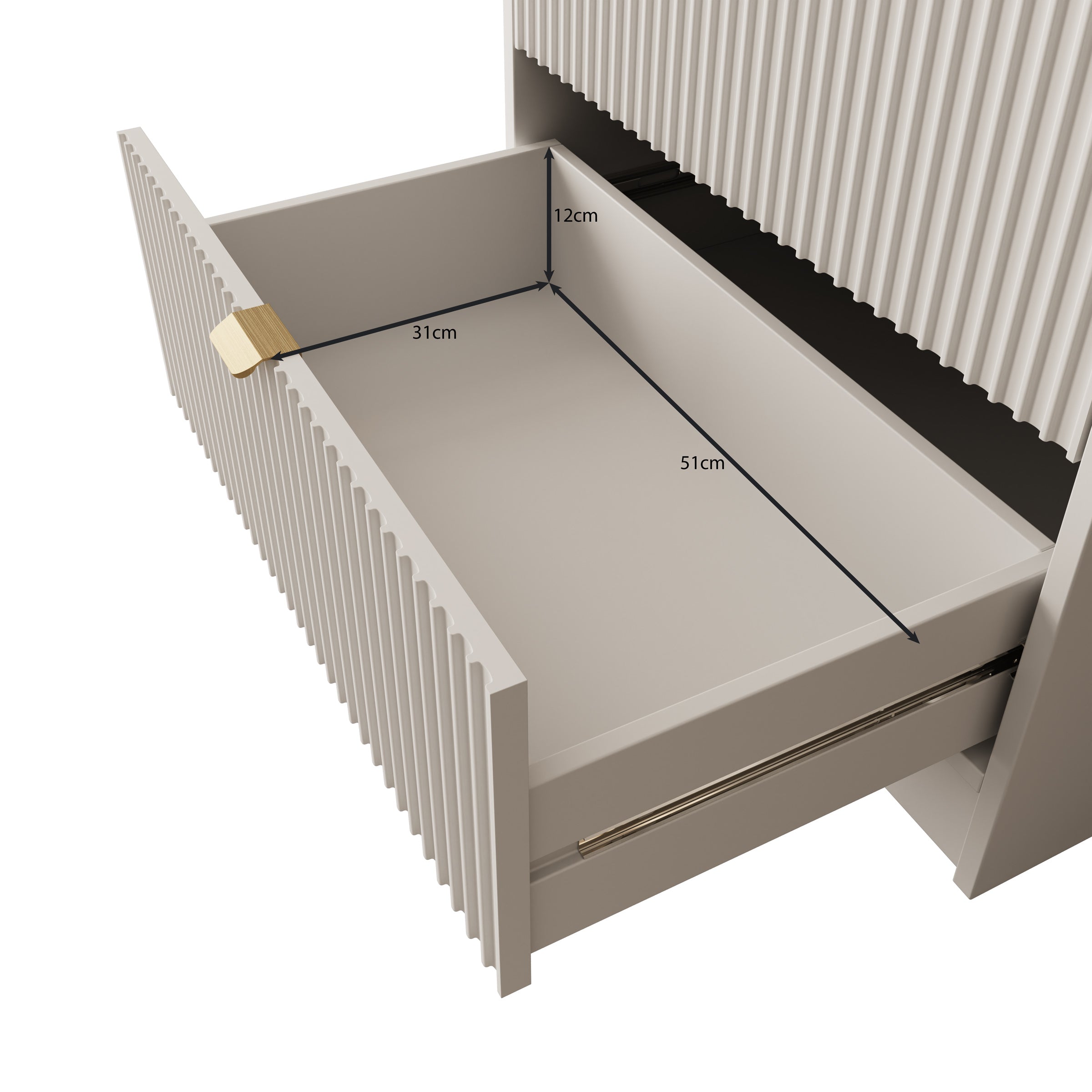 Tavares - Boekenkast - Wit - 60x40x 180 cm