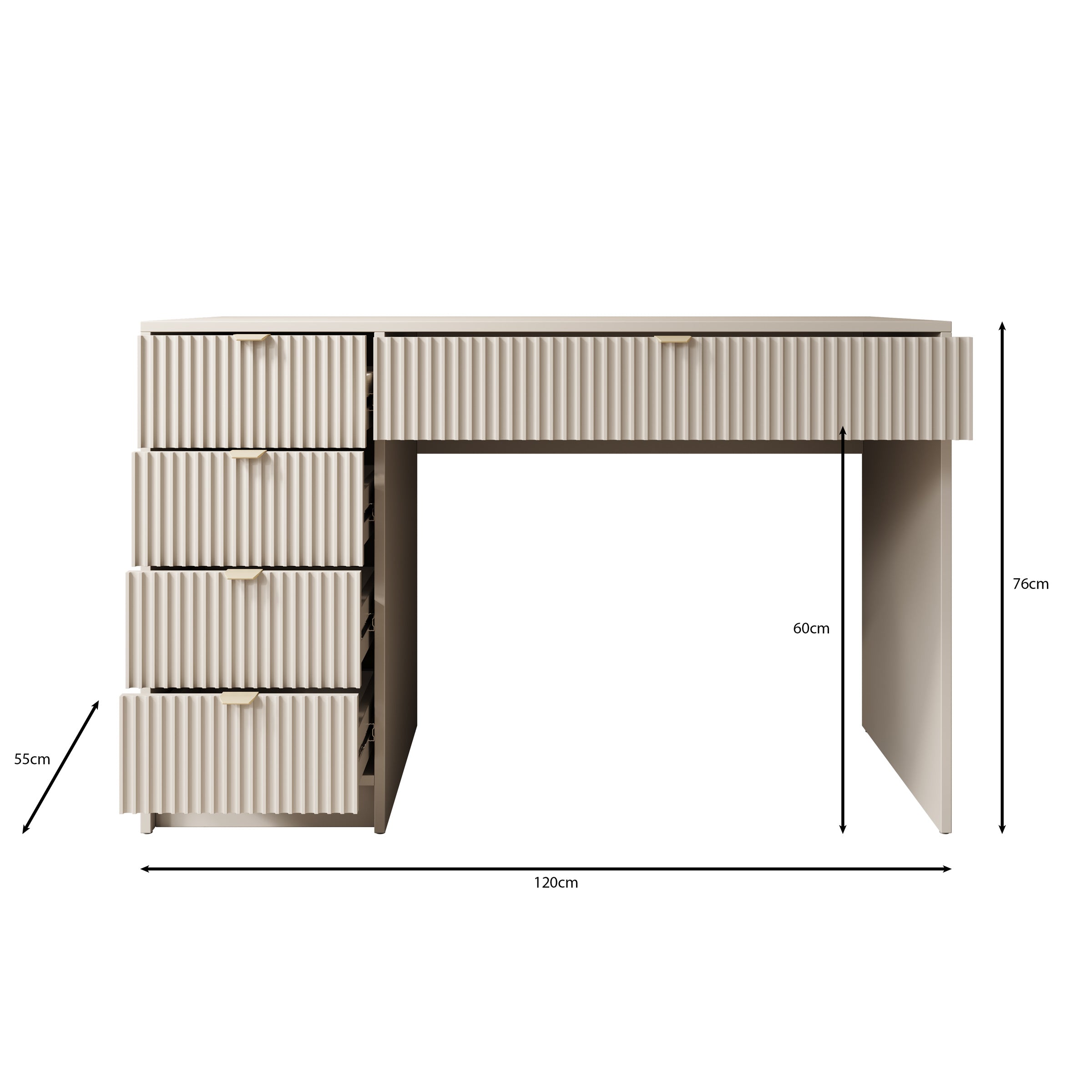 Tavares - Bureau - Beige - 120x55 cm