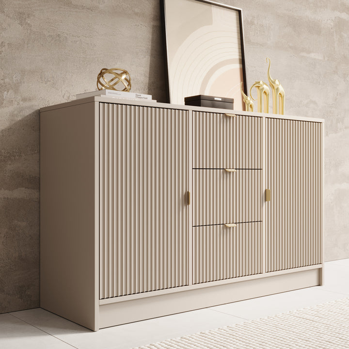 Tavares - Dressoir - Beige - 118x40x75 cm
