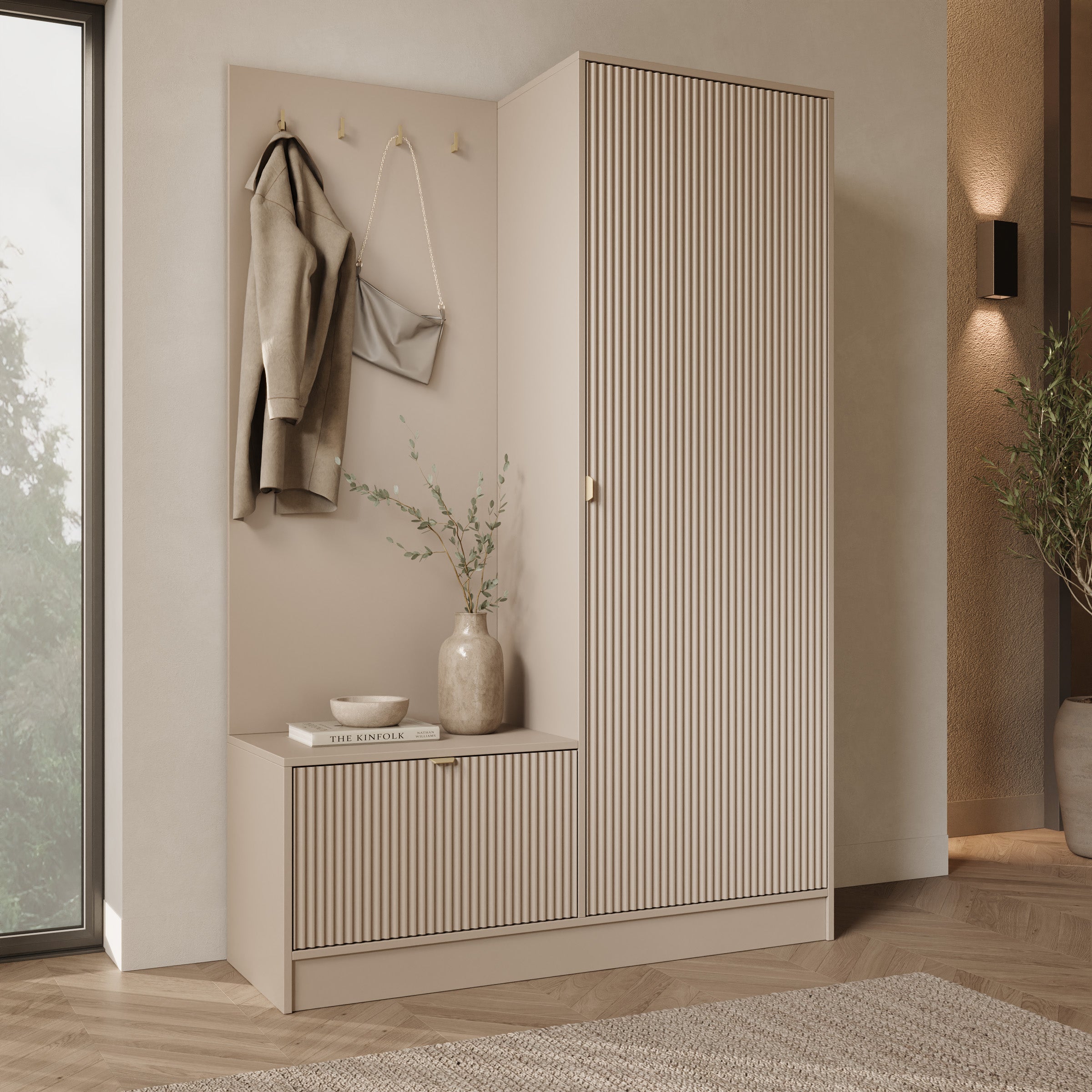 Tavares - Halkast - Beige - 120x40x180 cm