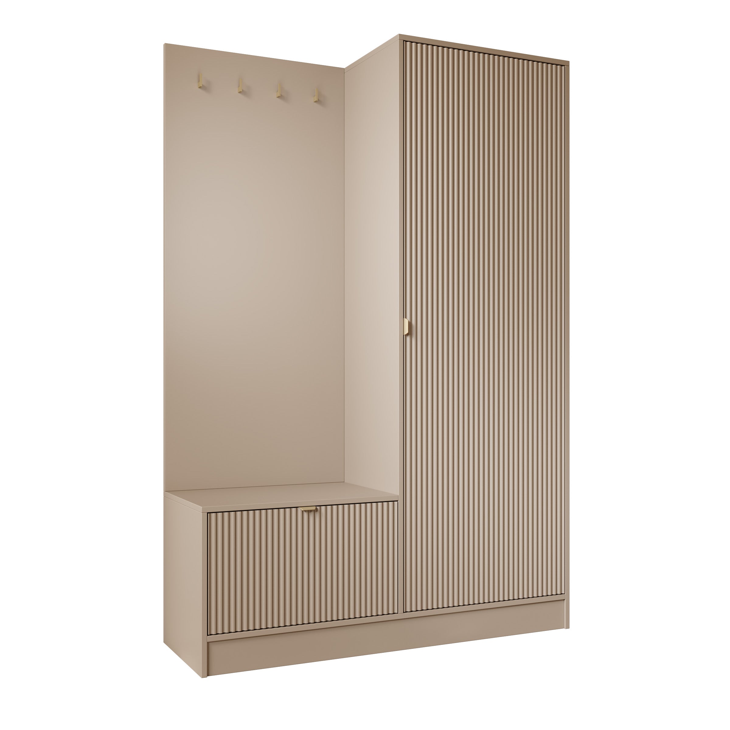 Tavares - Halkast - Beige - 120x40x180 cm