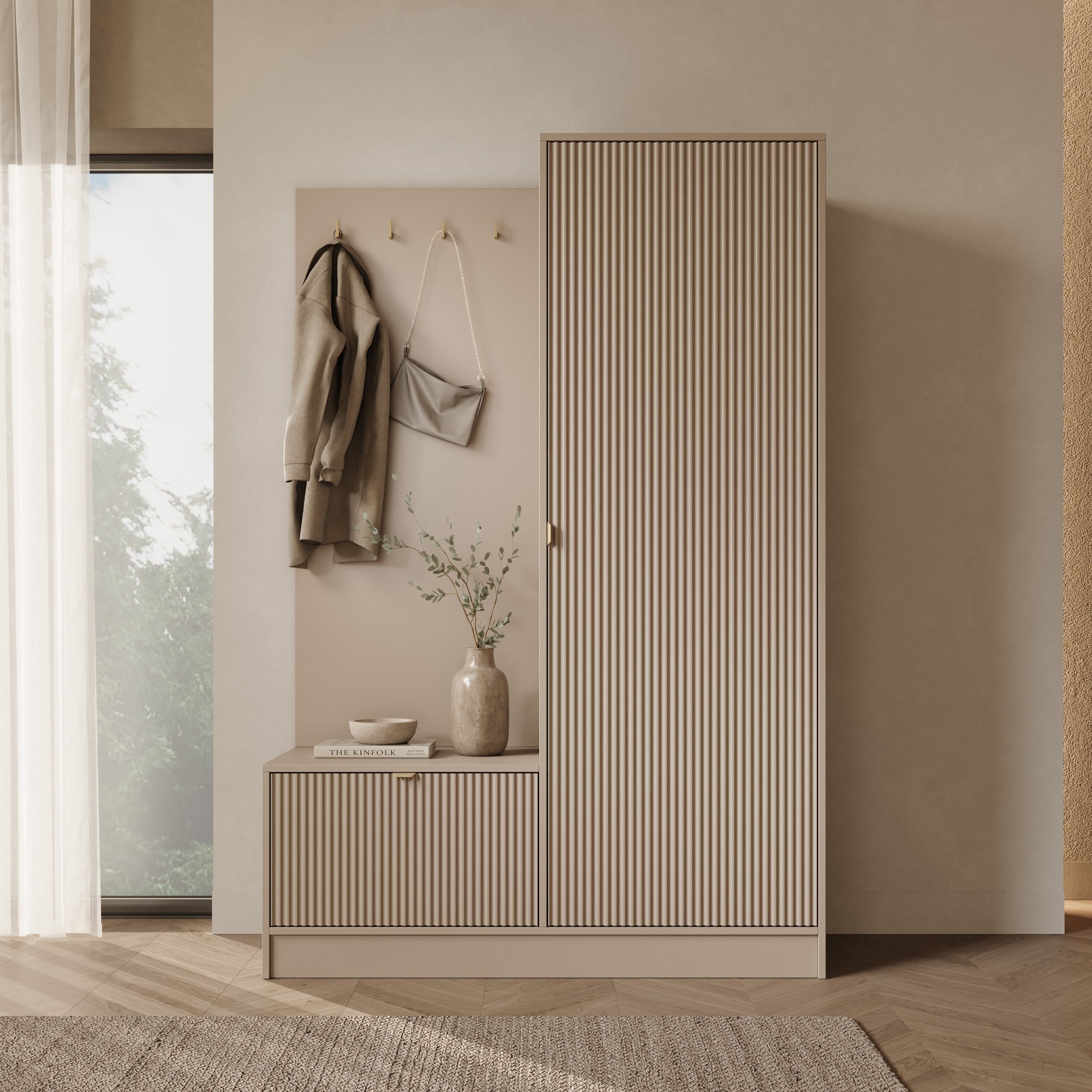 Tavares - Halkast - Beige - 120x40x180 cm