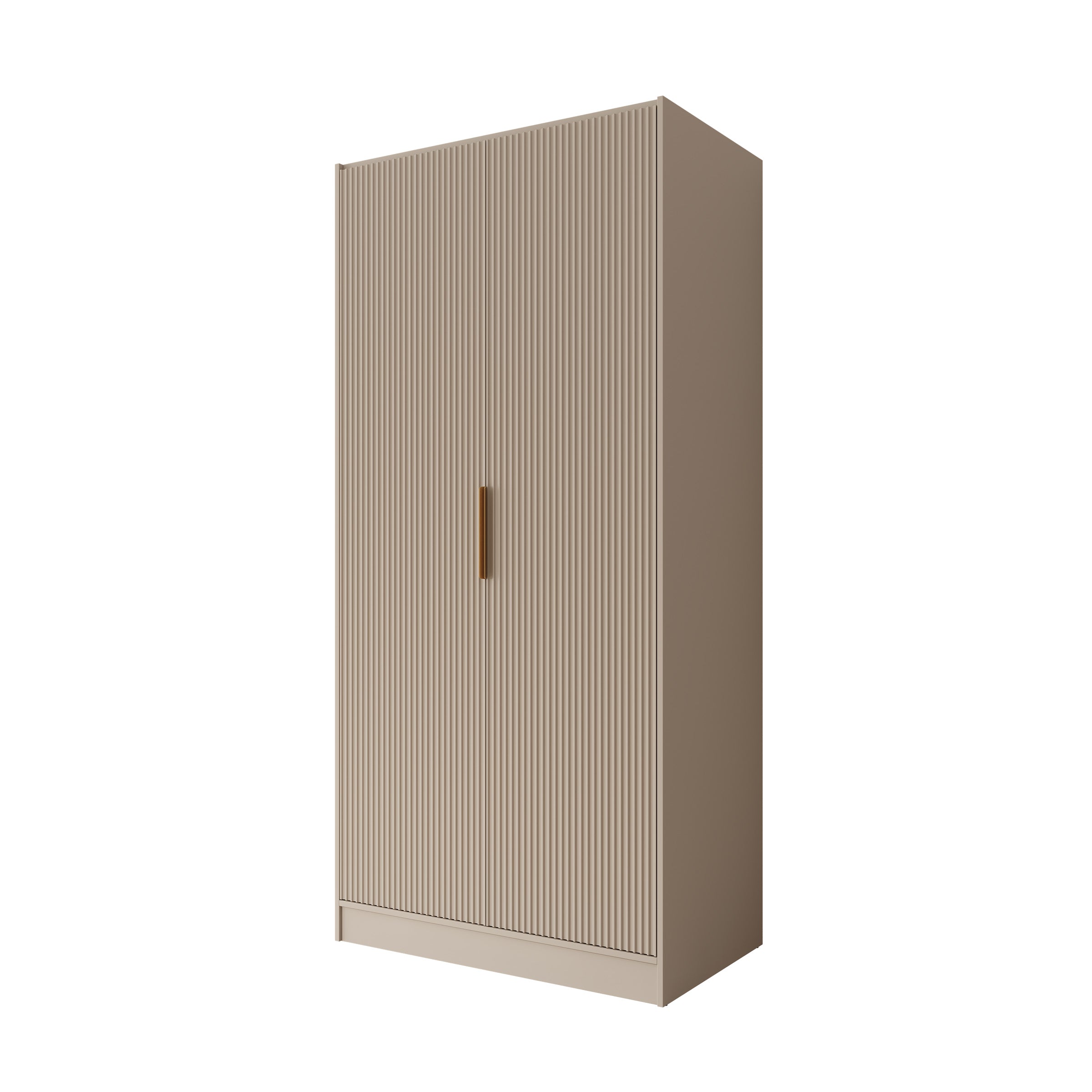 Tavares - Kledingkast met 2 deuren - Beige - 102x60x216 cm