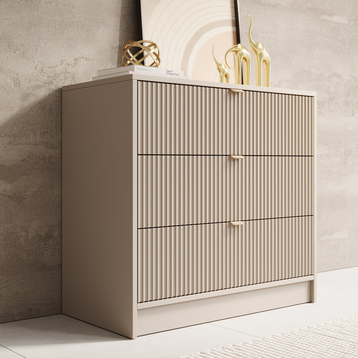 Tavares - Ladekast - Beige - 80x40x75 cm