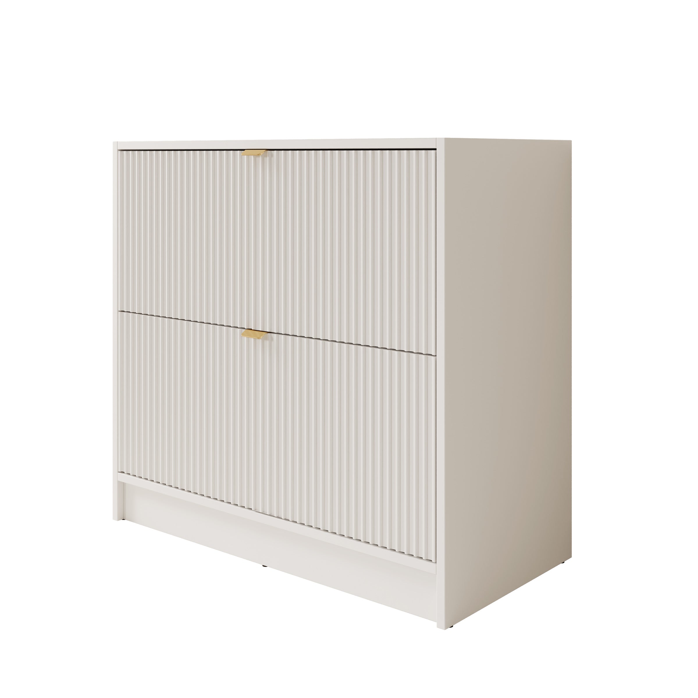 Tavares - Schoenenkast - Wit - 80x40x75 cm