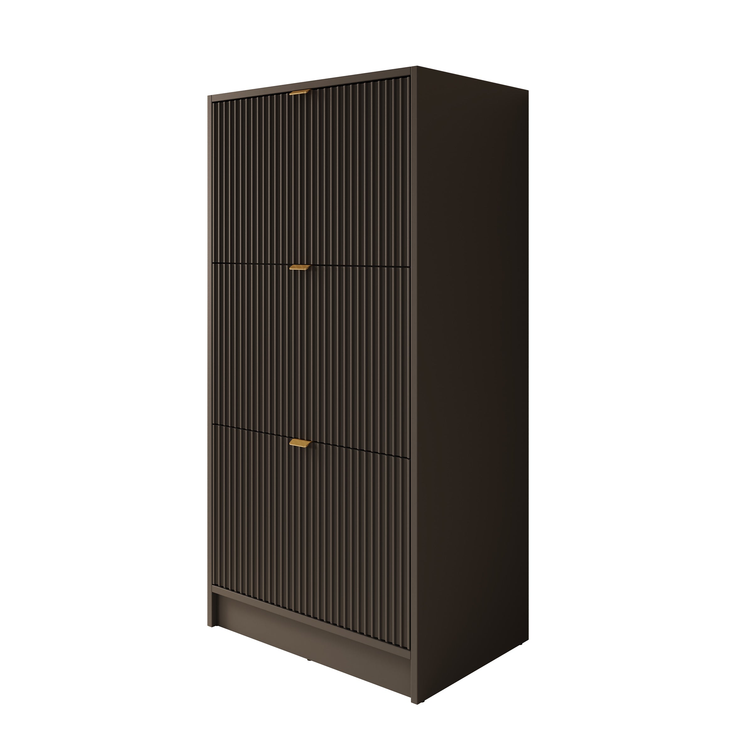 Tavares - Schoenenkast - Zwart - 60x40x120 cm