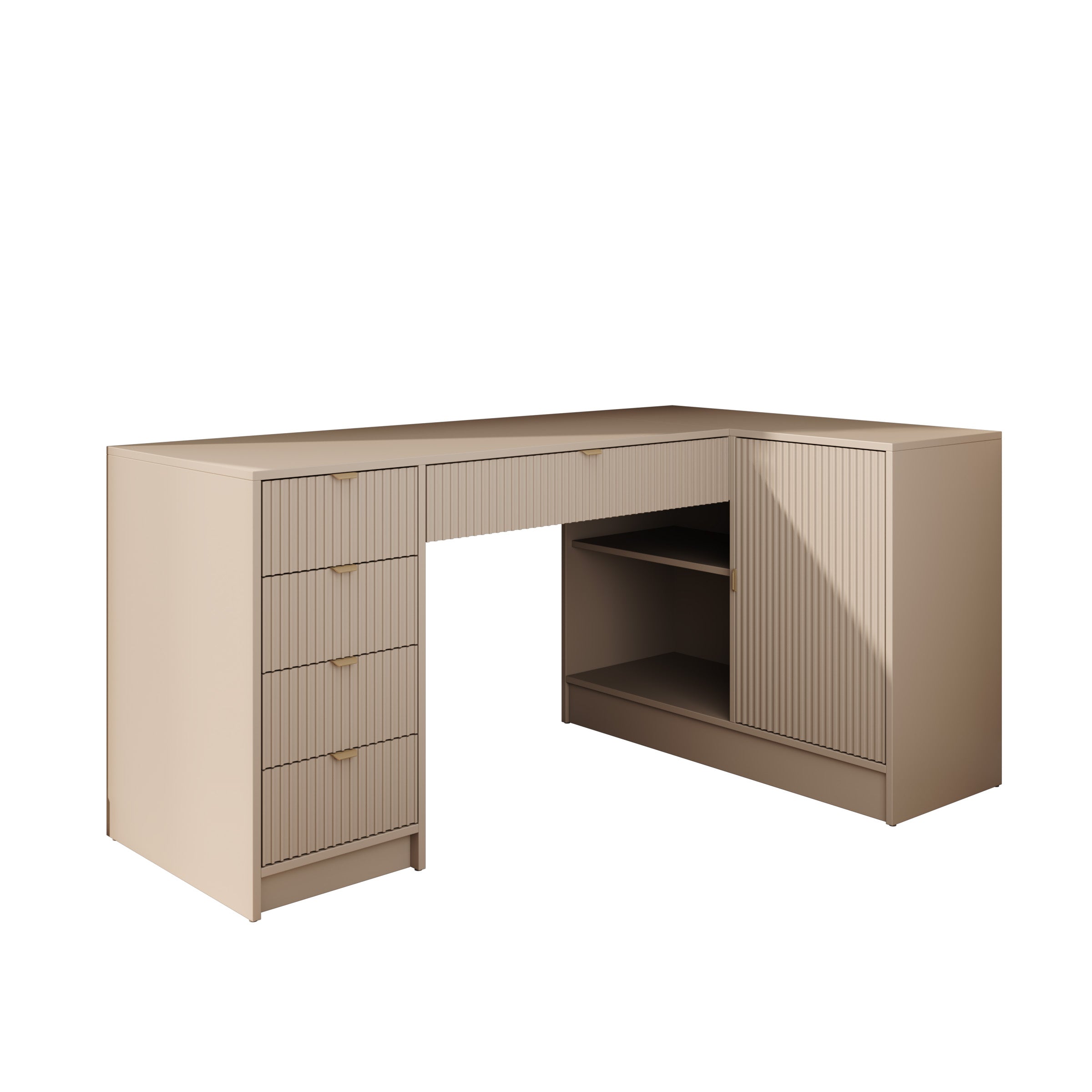 Tavares 3 - Bureau - Beige - 158x98x76 cm