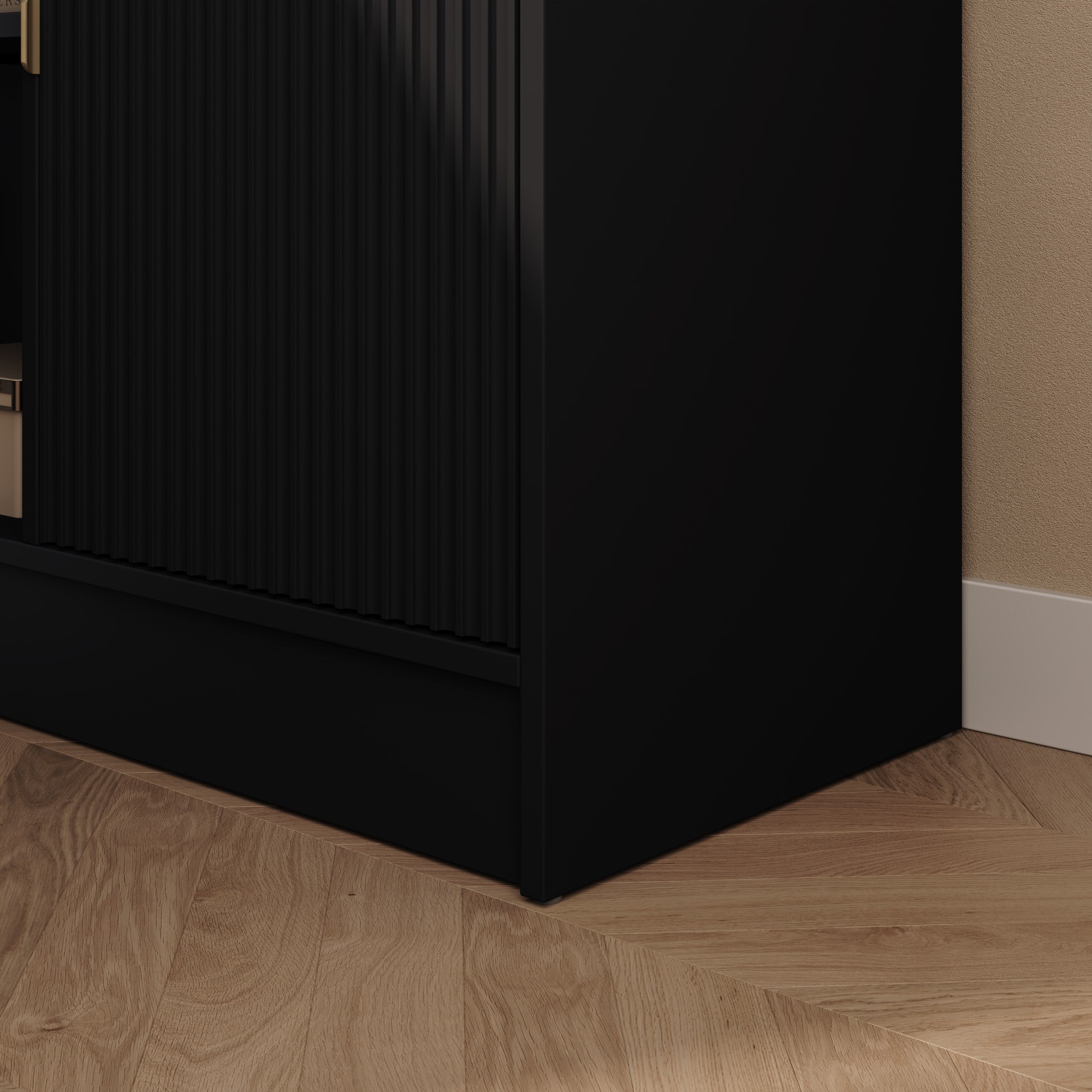 Tavares 3 - Bureau - Zwart - 158x98x76 cm