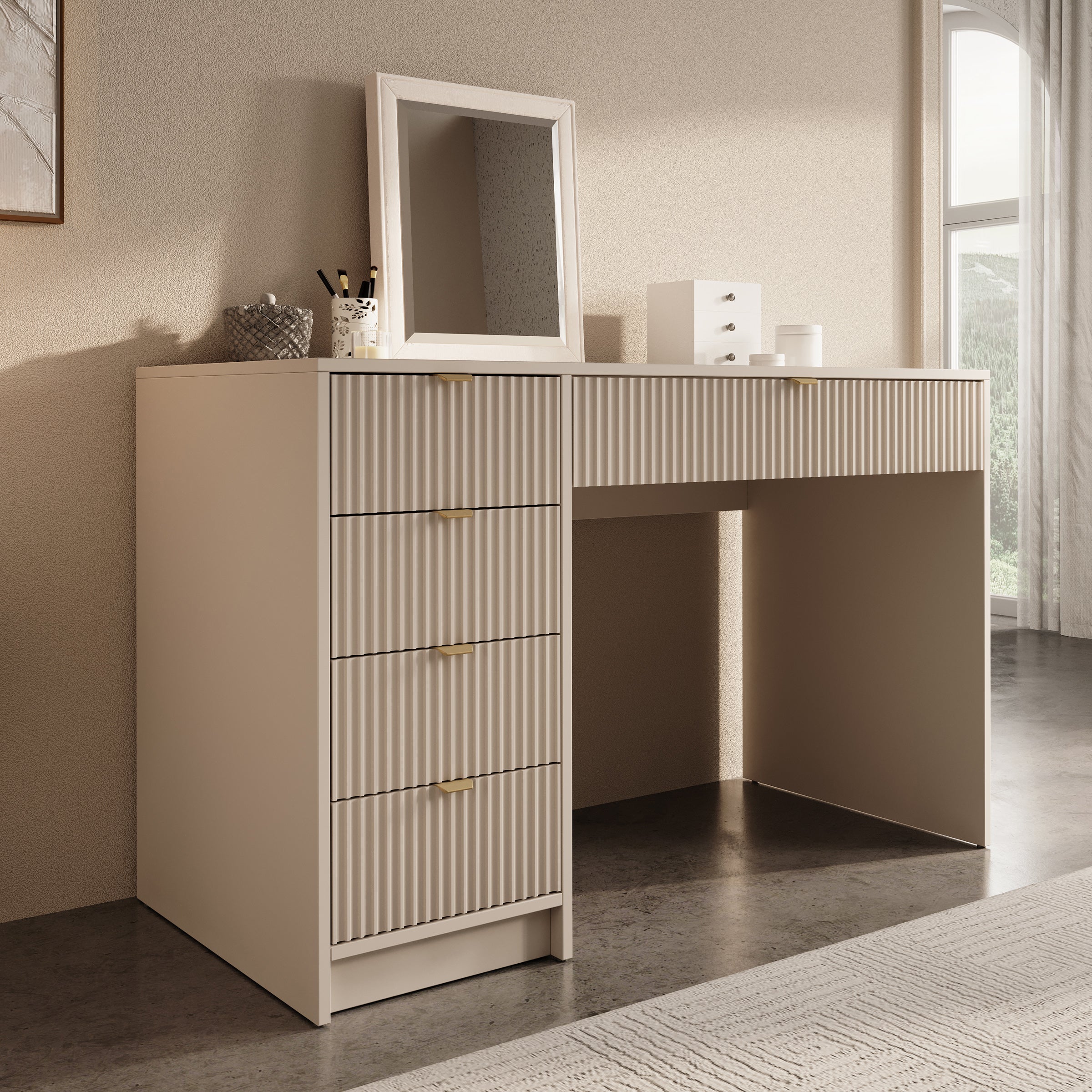 Tavares - Kaptafel - Beige - 120x55 cm