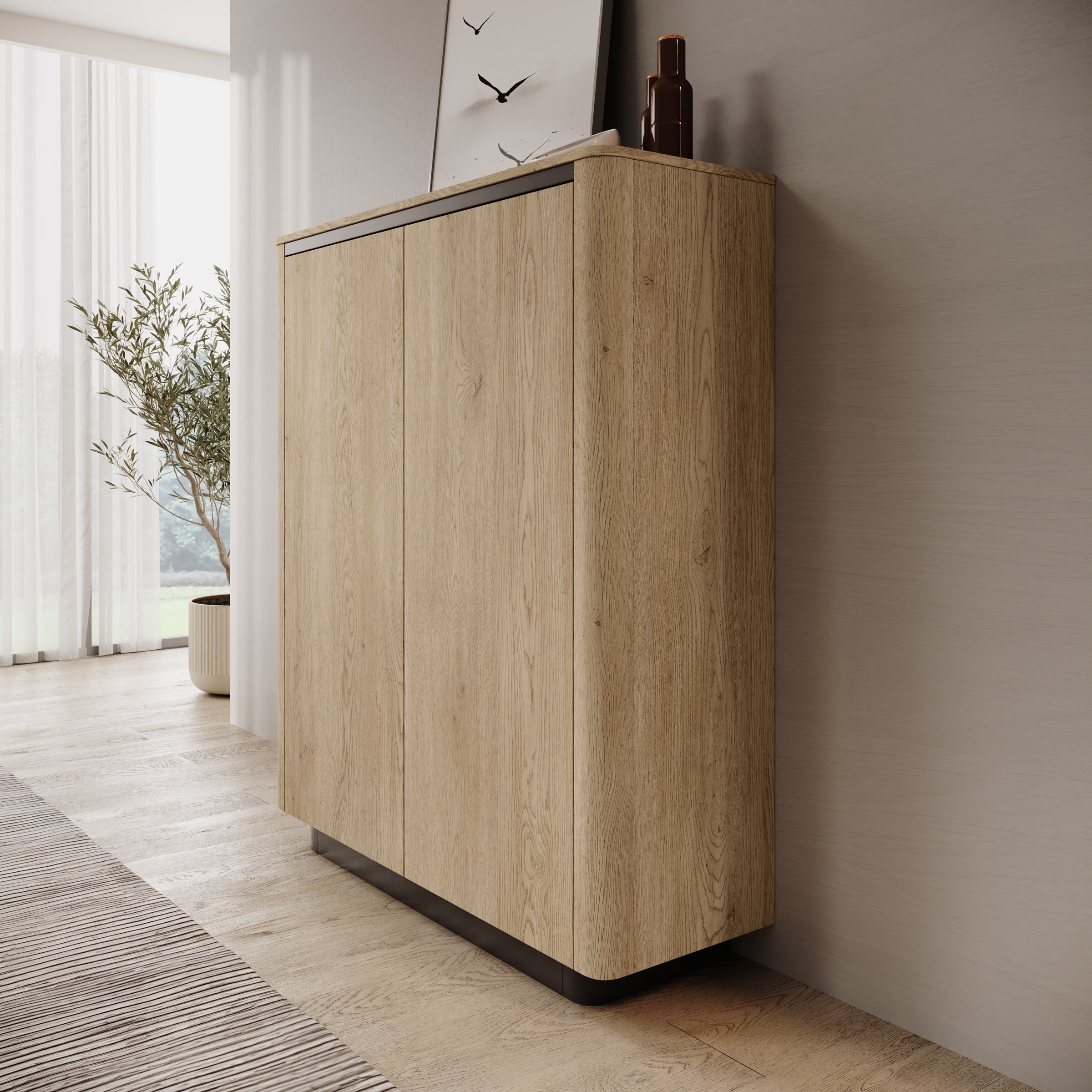 Taywan - Dressoir - Eiken - 113x38x133 cm