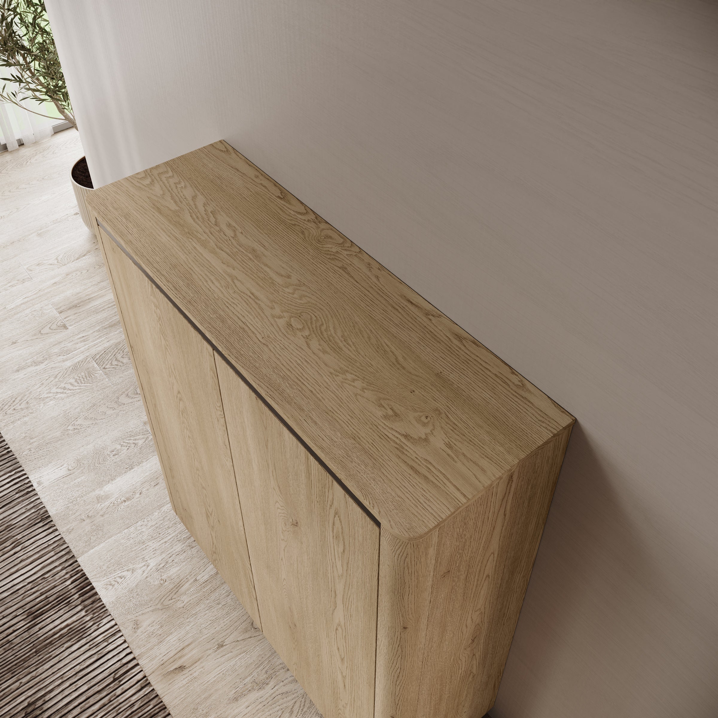 Taywan - Dressoir - Eiken - 113x38x133 cm